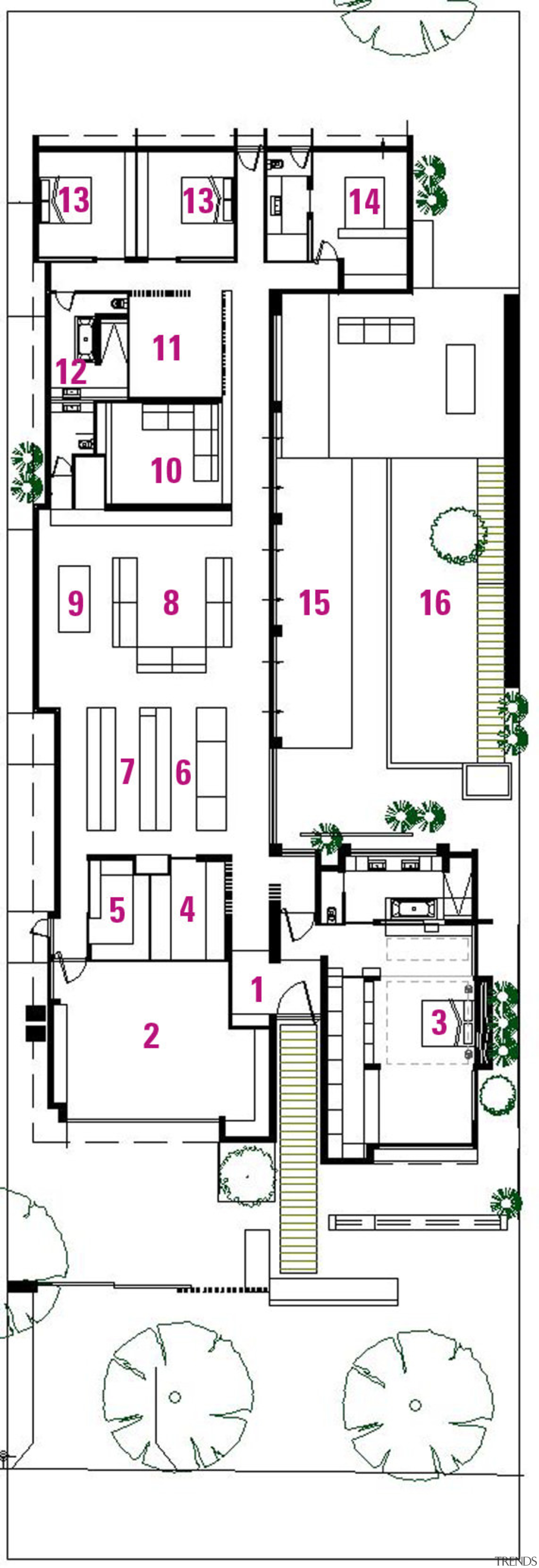 Legend to plan of new home by Leon area, design, drawing, floor plan, font, line, product design, residential area, white