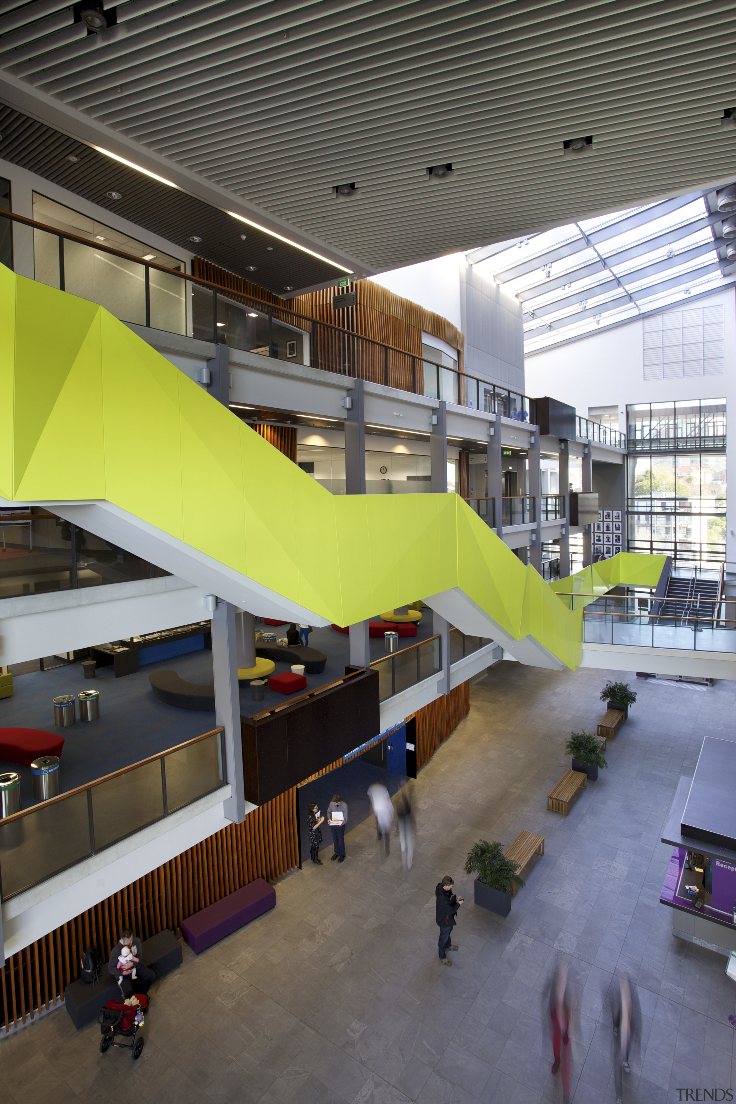 Jasmax remodels University of Auckland Grafton campus architecture, daylighting, interior design, metropolitan area, mixed use, shopping mall, gray