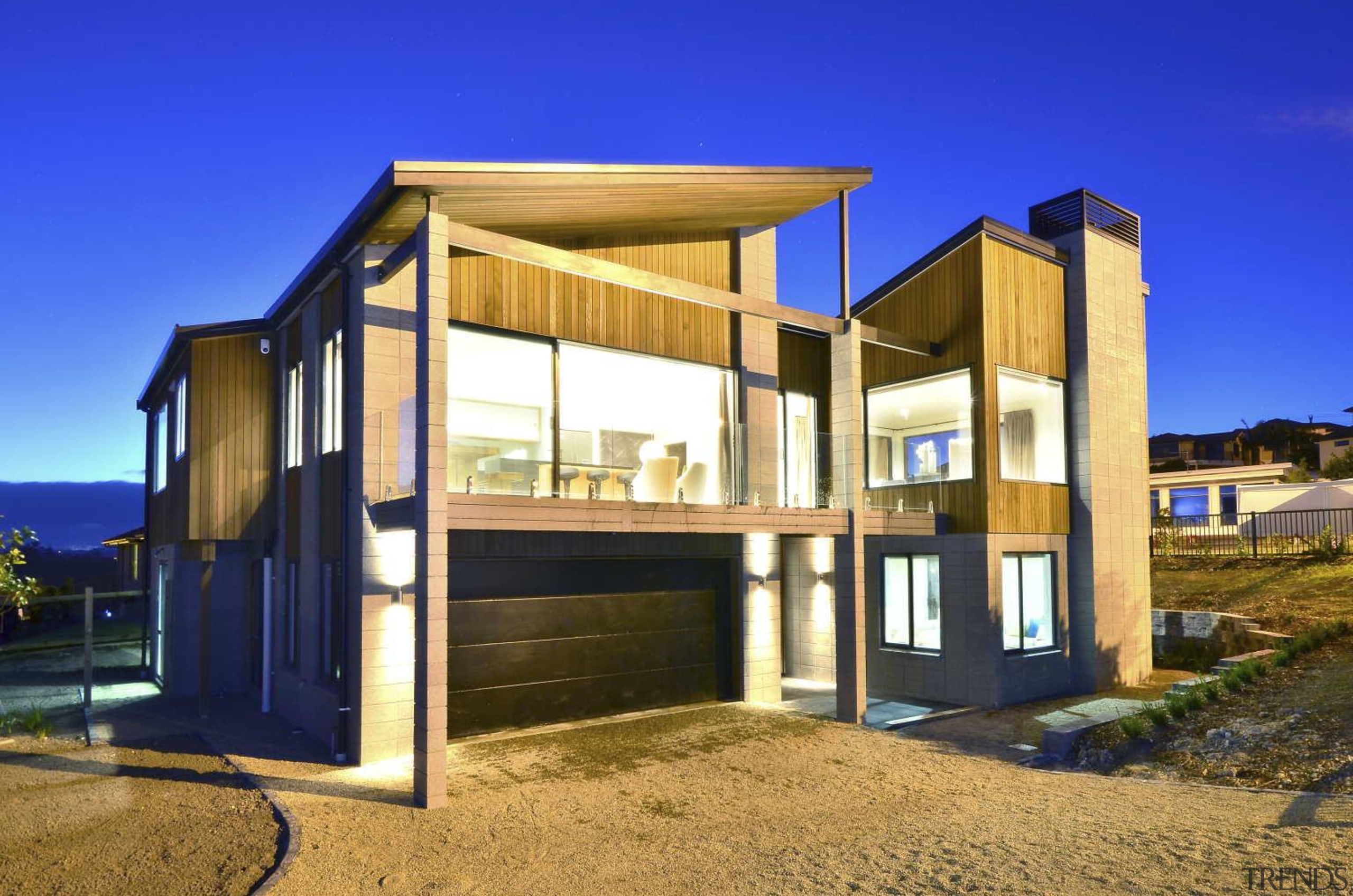 Exterior look - Exterior Look - architecture | architecture, facade, home, house, property, real estate, blue