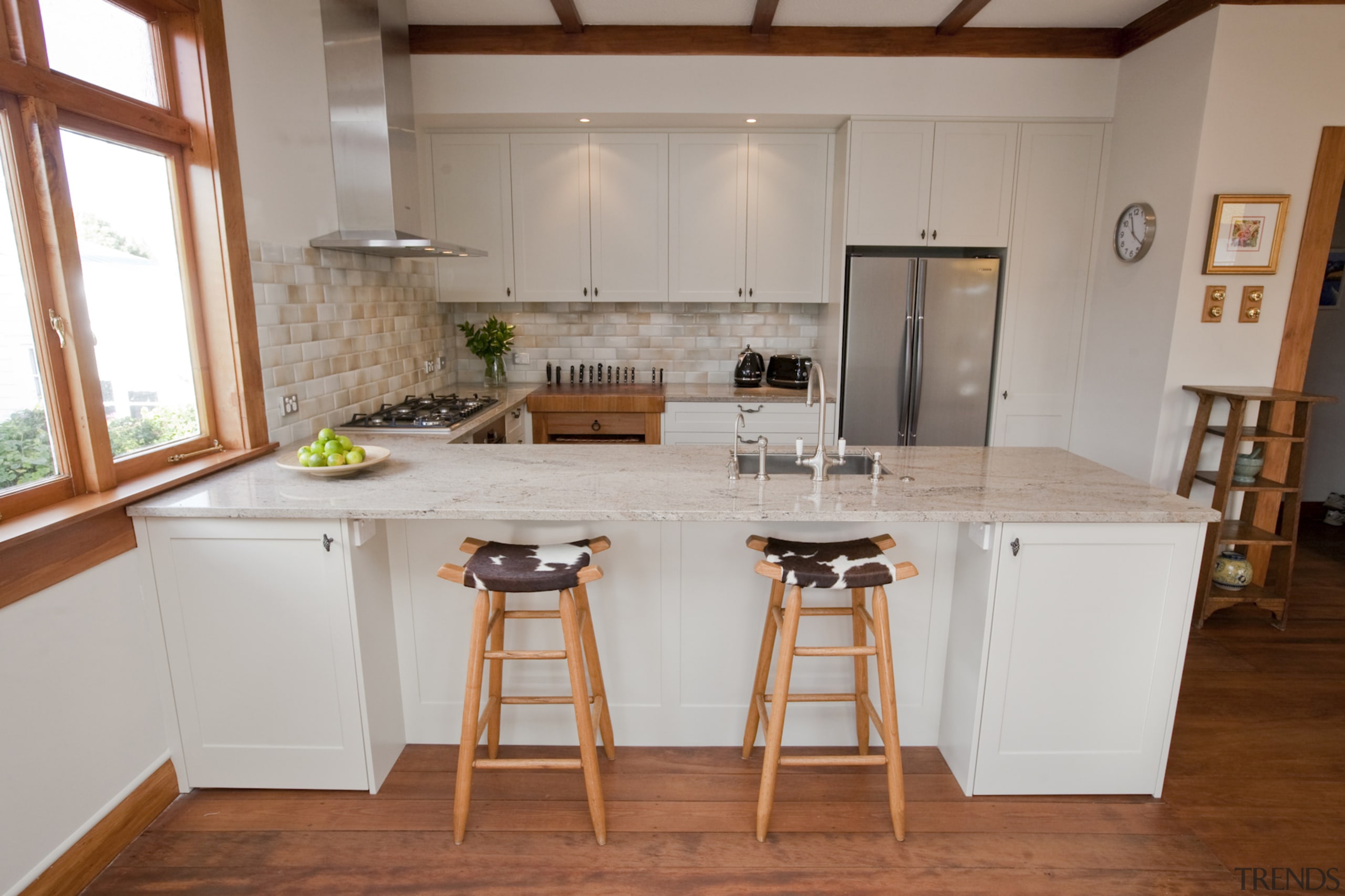 St. Heliers - cabinetry | countertop | cuisine cabinetry, countertop, cuisine classique, floor, flooring, hardwood, interior design, kitchen, real estate, room, gray, brown