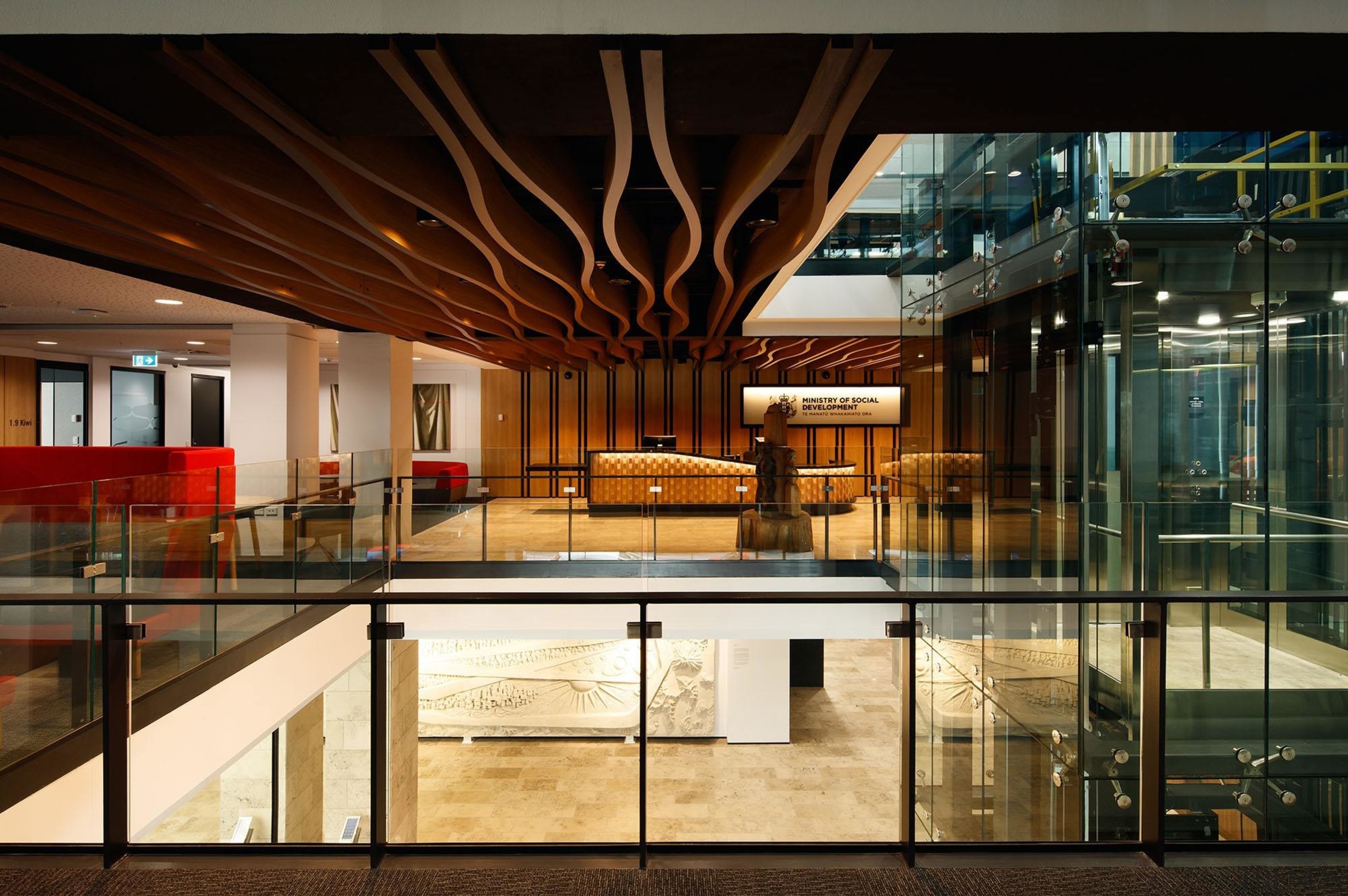 ​​​​​​​Wellington Architecture Awards architecture, glass, interior design, lobby, black