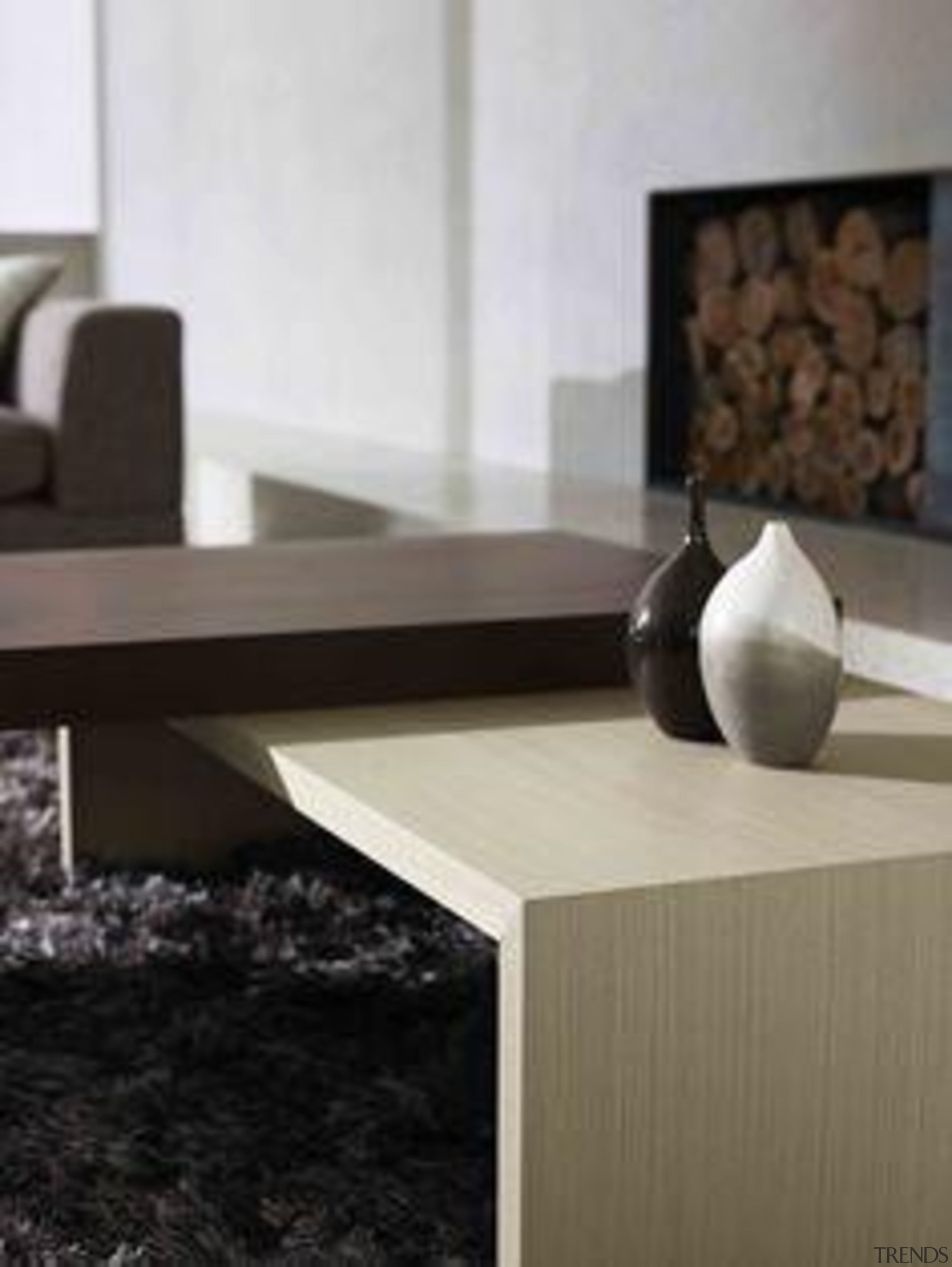 Styling Wendy Bannister. Photography Earl Carter. - Coffee coffee table, floor, flooring, furniture, hardwood, interior design, product design, table, wood, gray, black