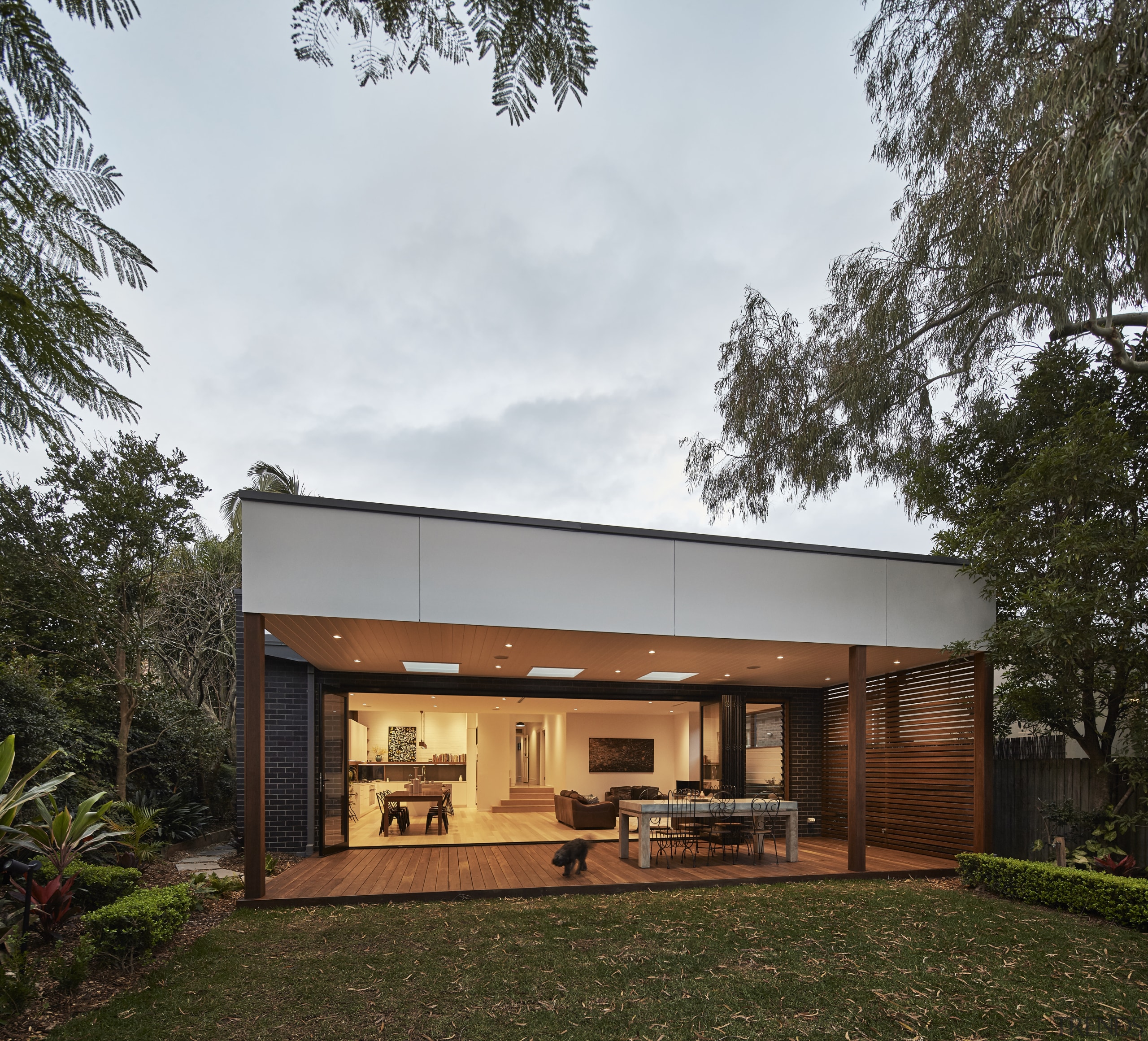 06 Step Down House - architecture | cottage architecture, cottage, facade, home, house, property, real estate, white, black