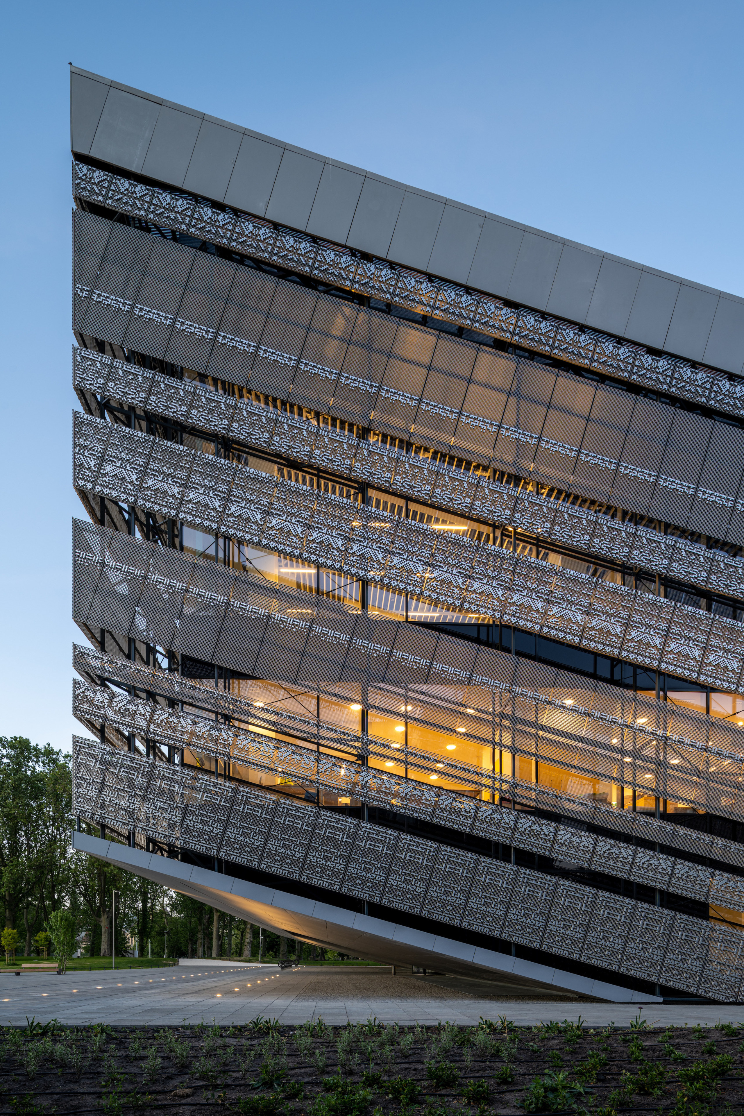 The building’s iconic design hides a number of 