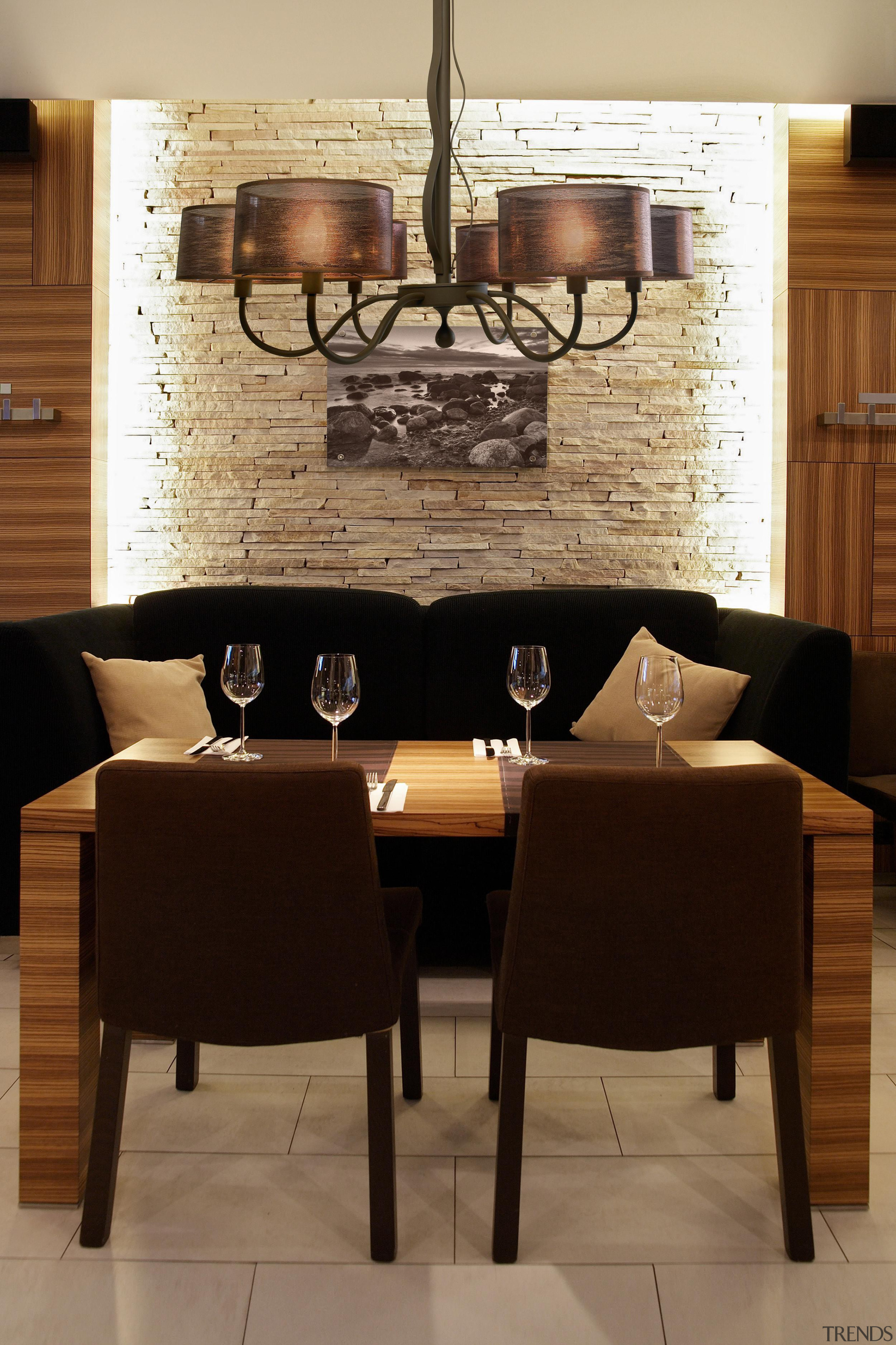 Pendant Light - Pendant Light - chair | chair, dining room, flooring, furniture, interior design, light fixture, room, table, wall, brown, black