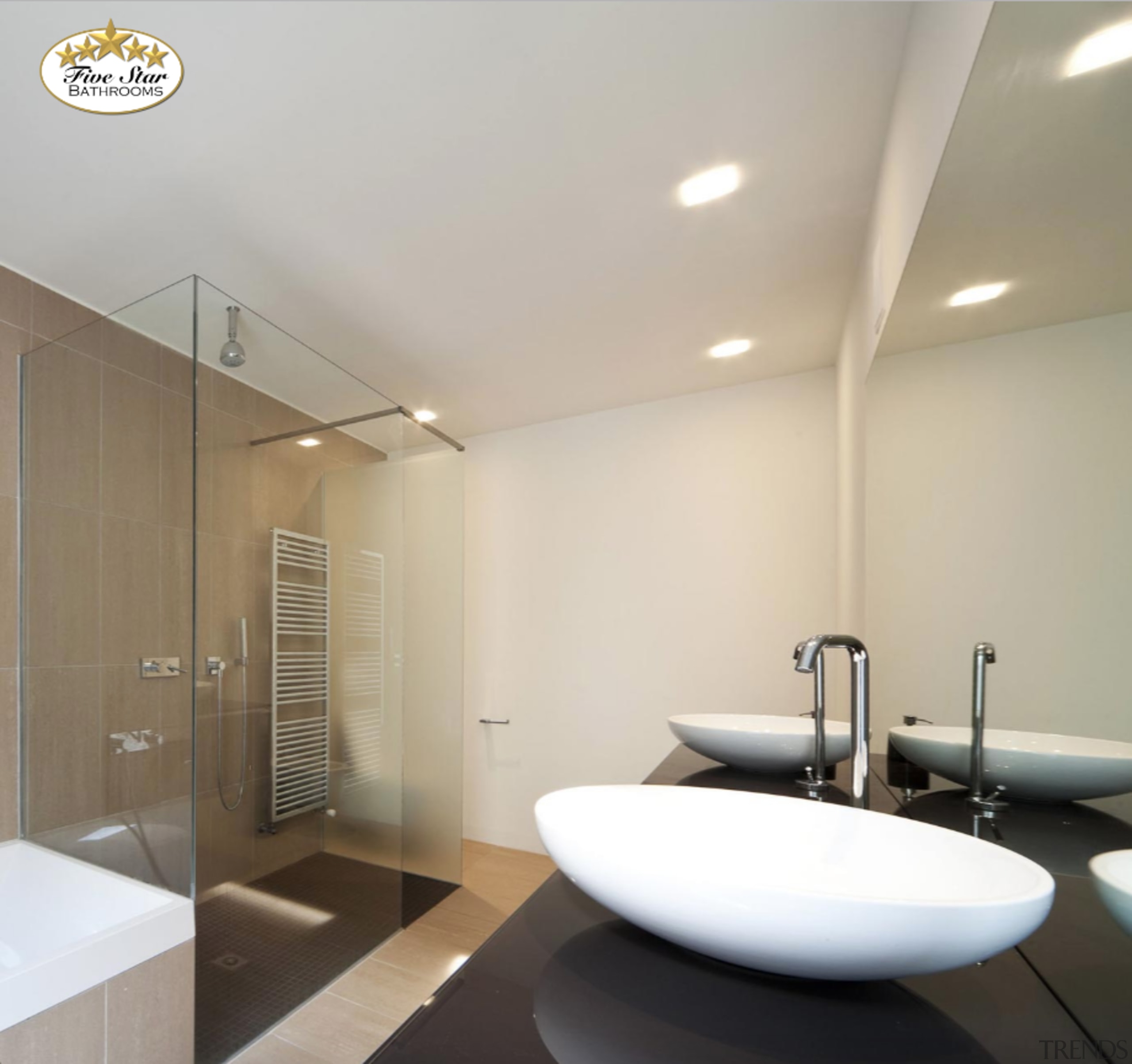 Bathroom by Five Star Bathrooms architecture, bathroom, ceiling, interior design, property, real estate, sink, gray