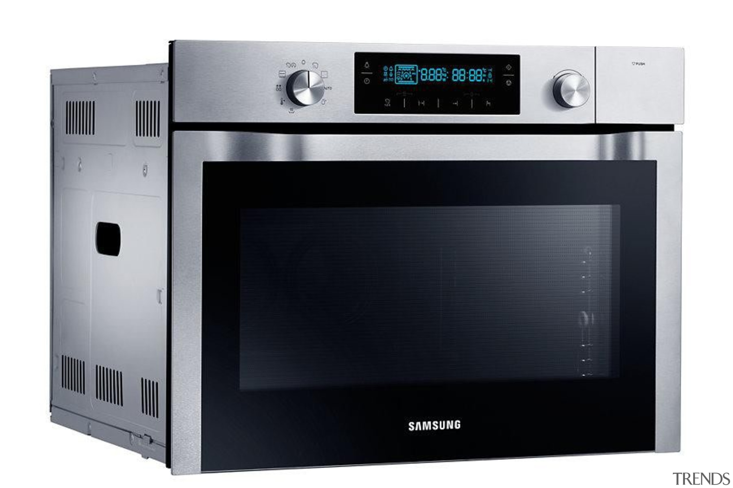 Cookware-Oven NQ50C7935ES/SAEnjoy healthy steamed food with the Samsung home appliance, kitchen appliance, microwave oven, oven, product, black, gray, white