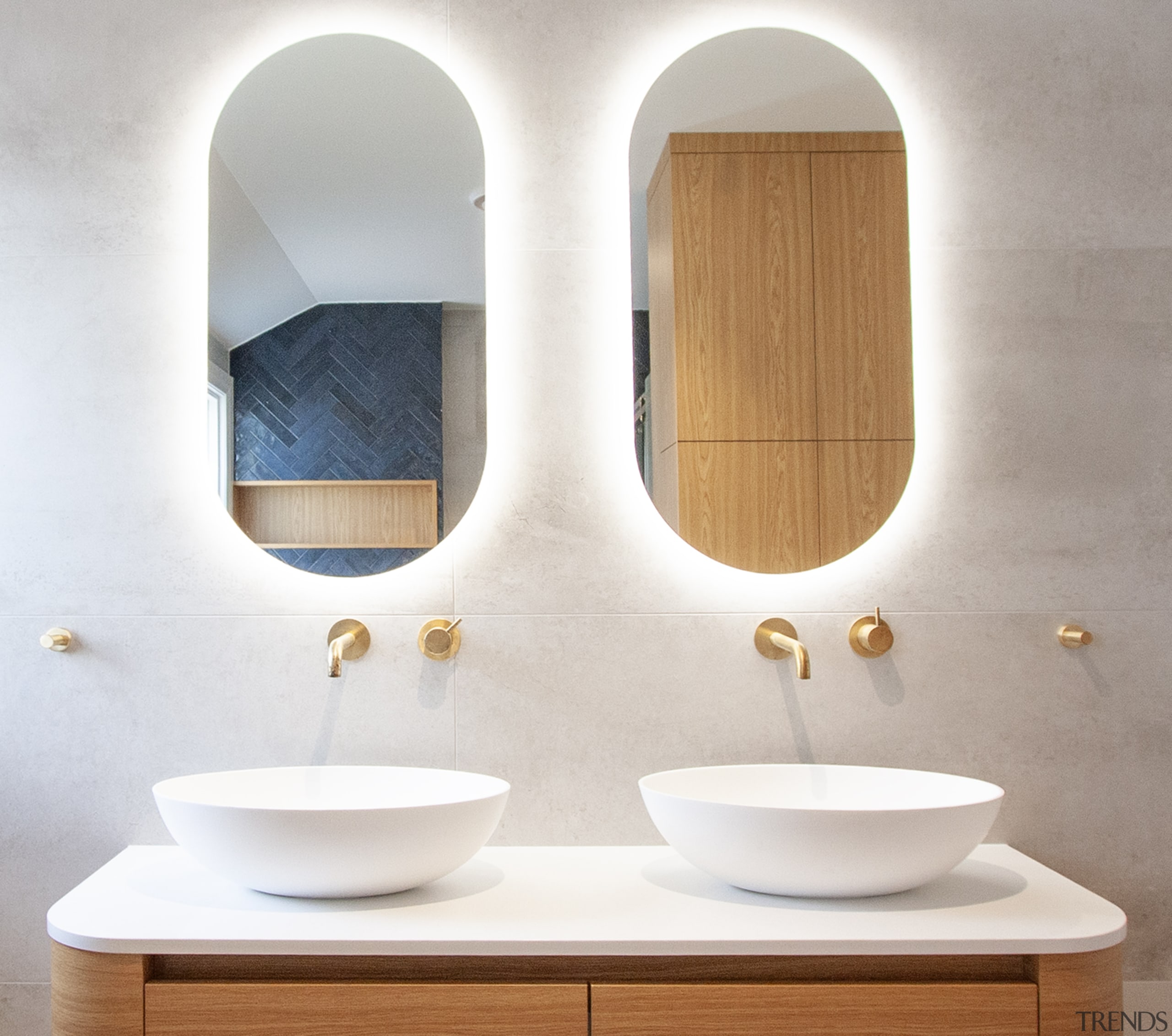 Table top basins and brass fittings add to 