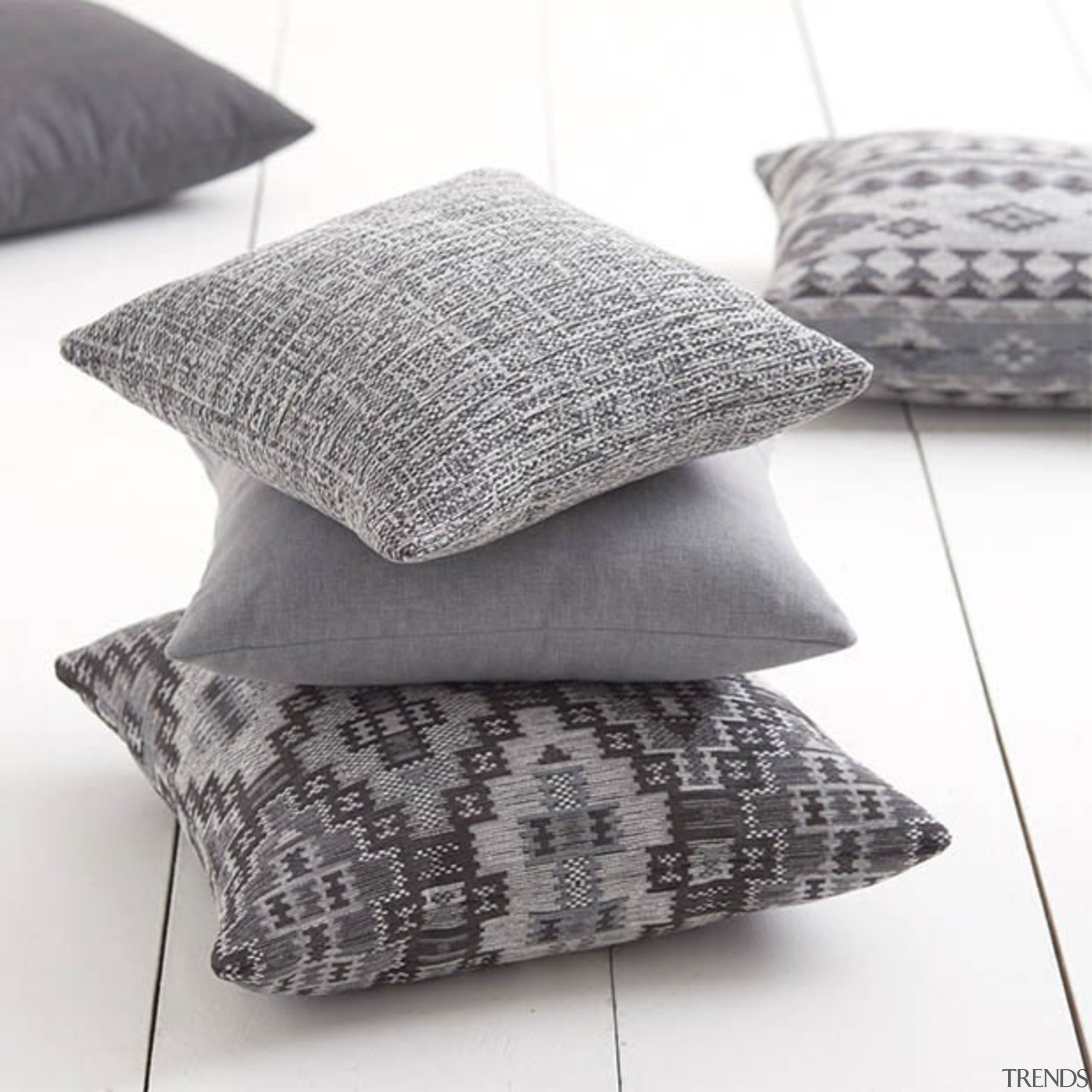 Tijuana 6 - cushion | pillow | throw cushion, pillow, throw pillow, white, gray