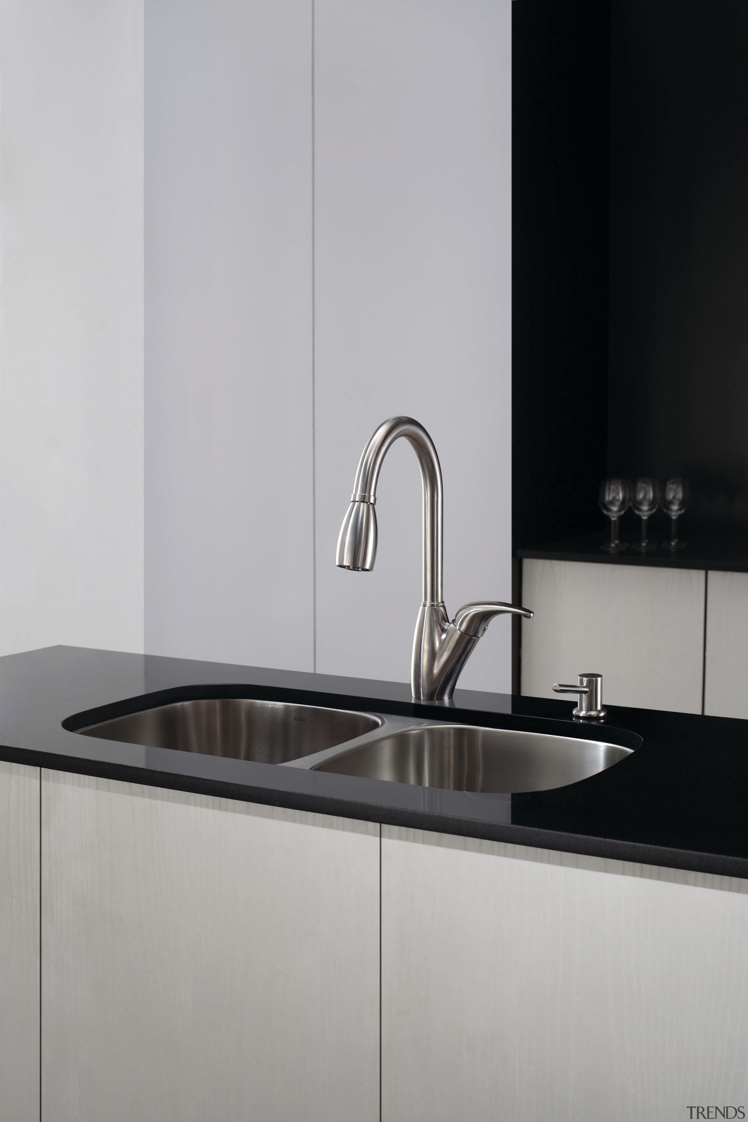 While chrome-finished faucets have a mover look, faucets bathroom sink, countertop, plumbing fixture, product design, sink, tap, gray