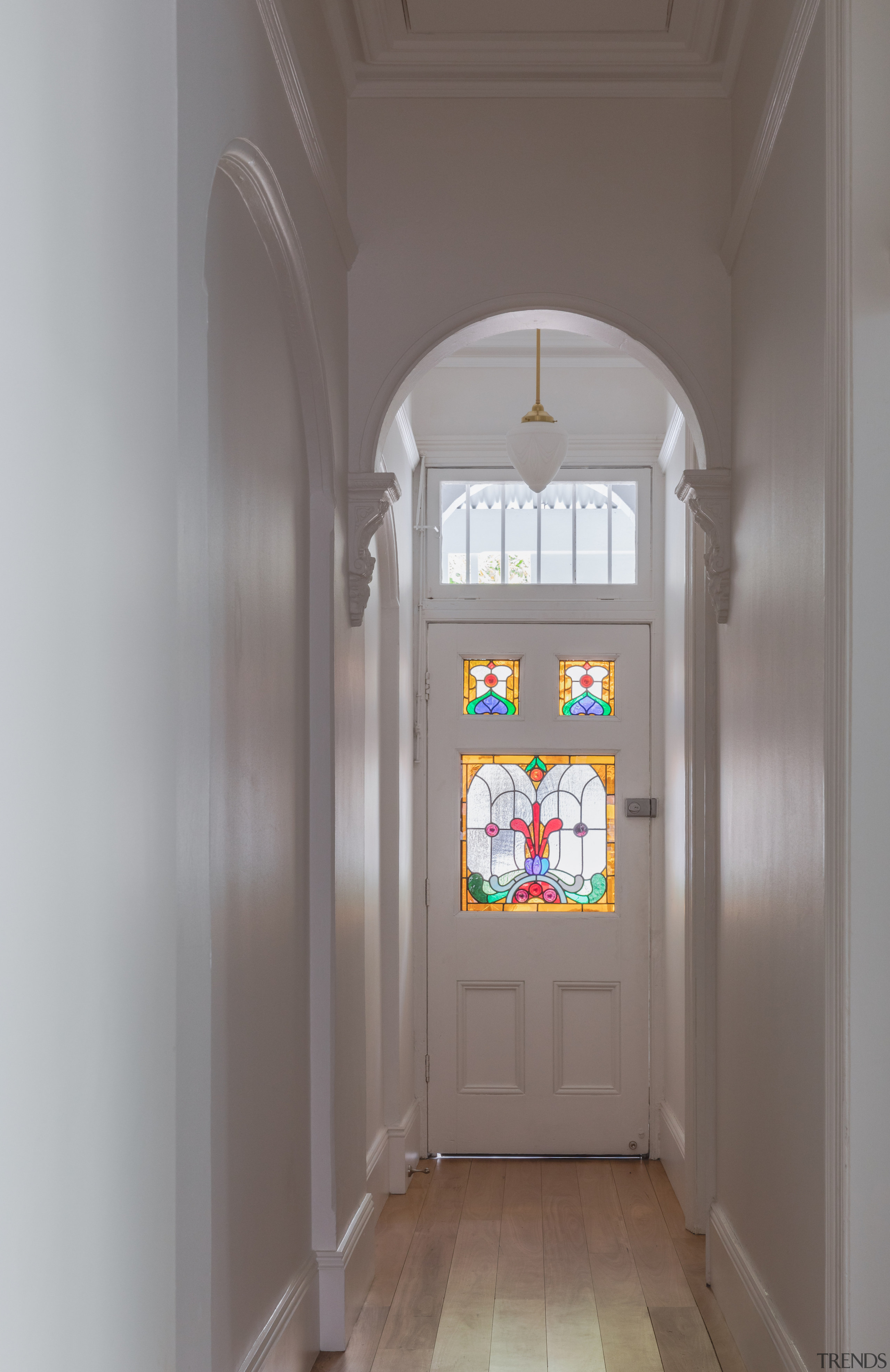 Looking back to the front door entry. - 