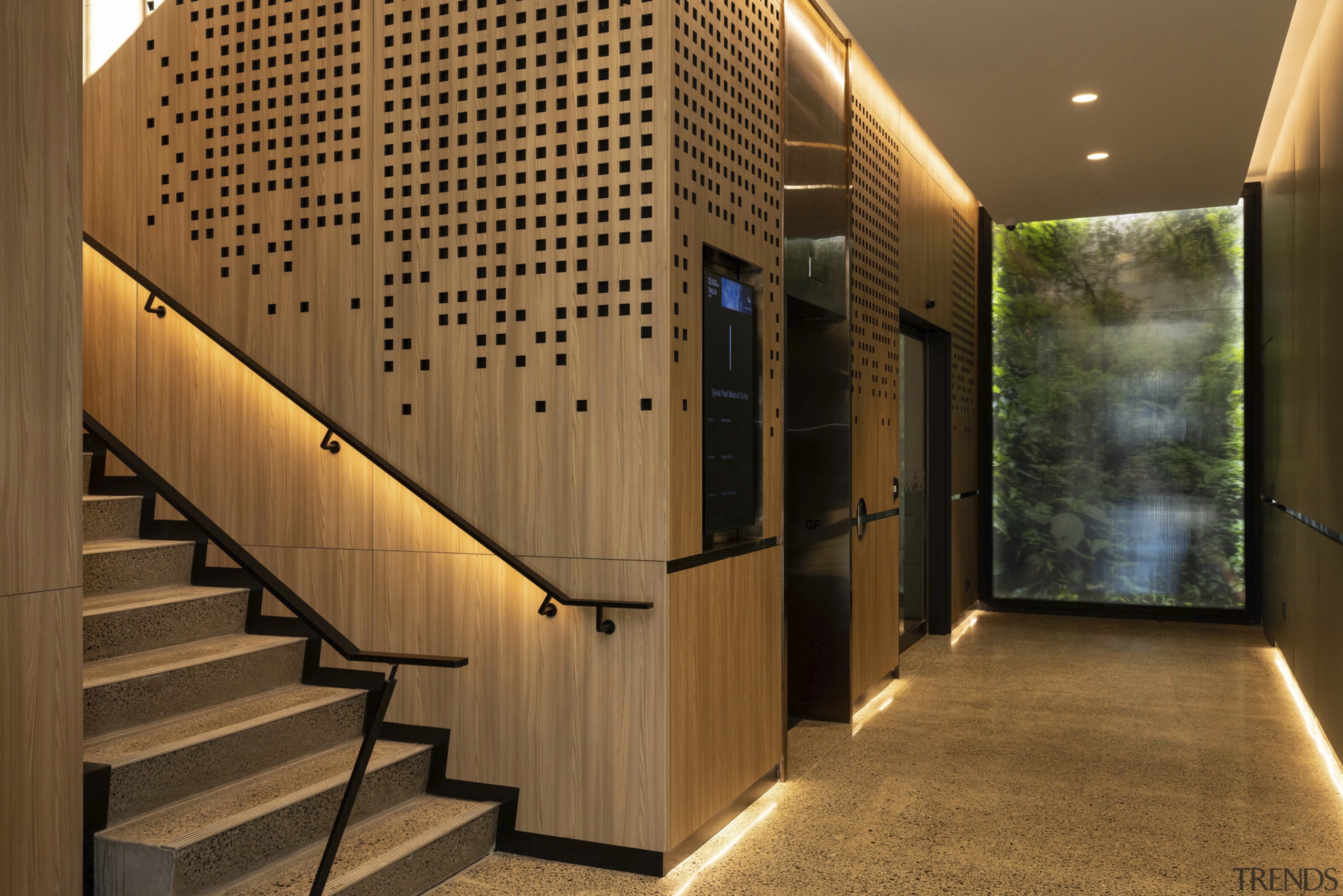 Stairs and lift lobby at 3 Te Kehu 