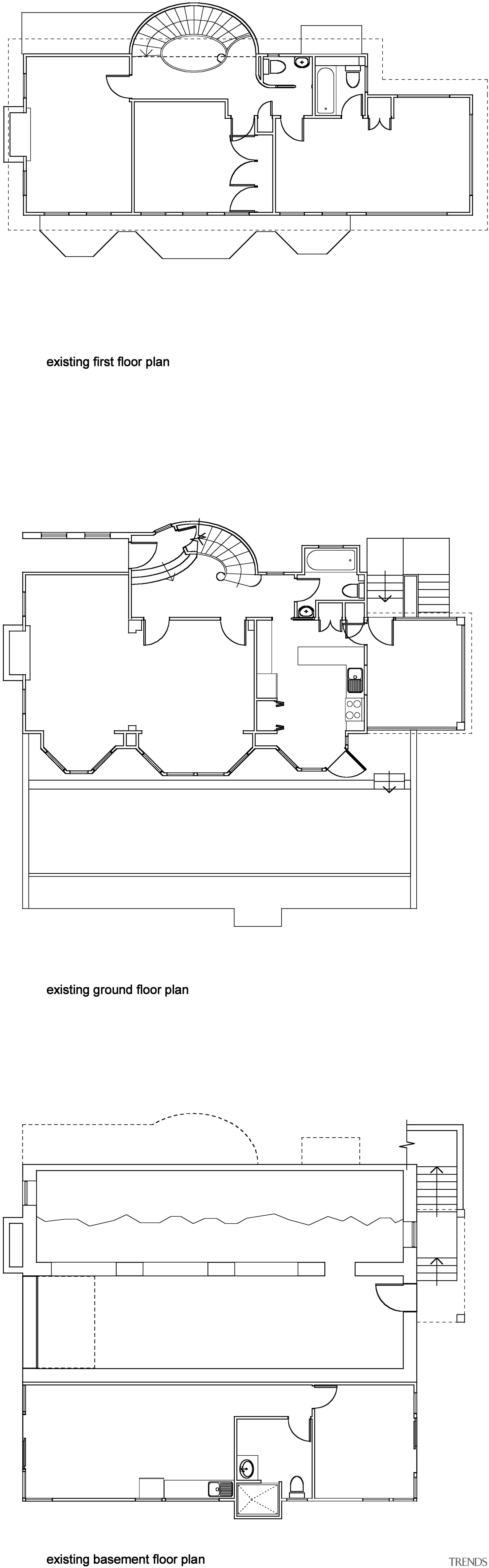 Before plan of an older home before renovation angle, area, artwork, black and white, design, diagram, drawing, floor plan, font, line, line art, plan, product, product design, structure, technical drawing, text, white