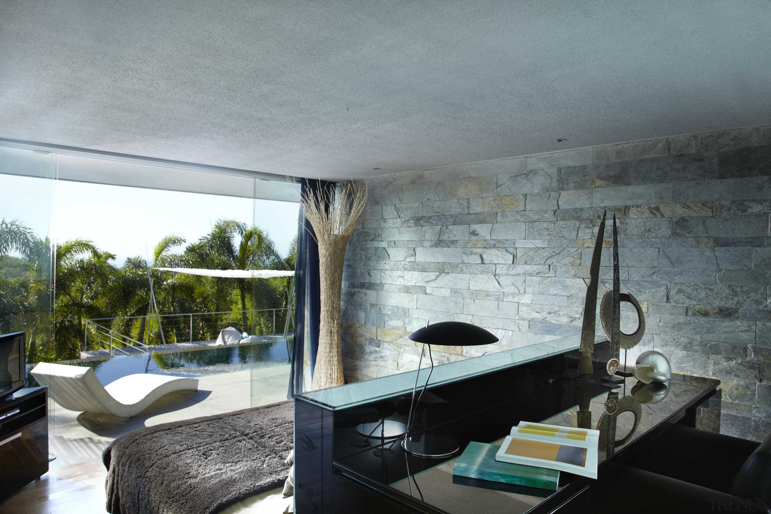The Bali holiday homes was designed by Alessandro architecture, house, interior design, property, gray