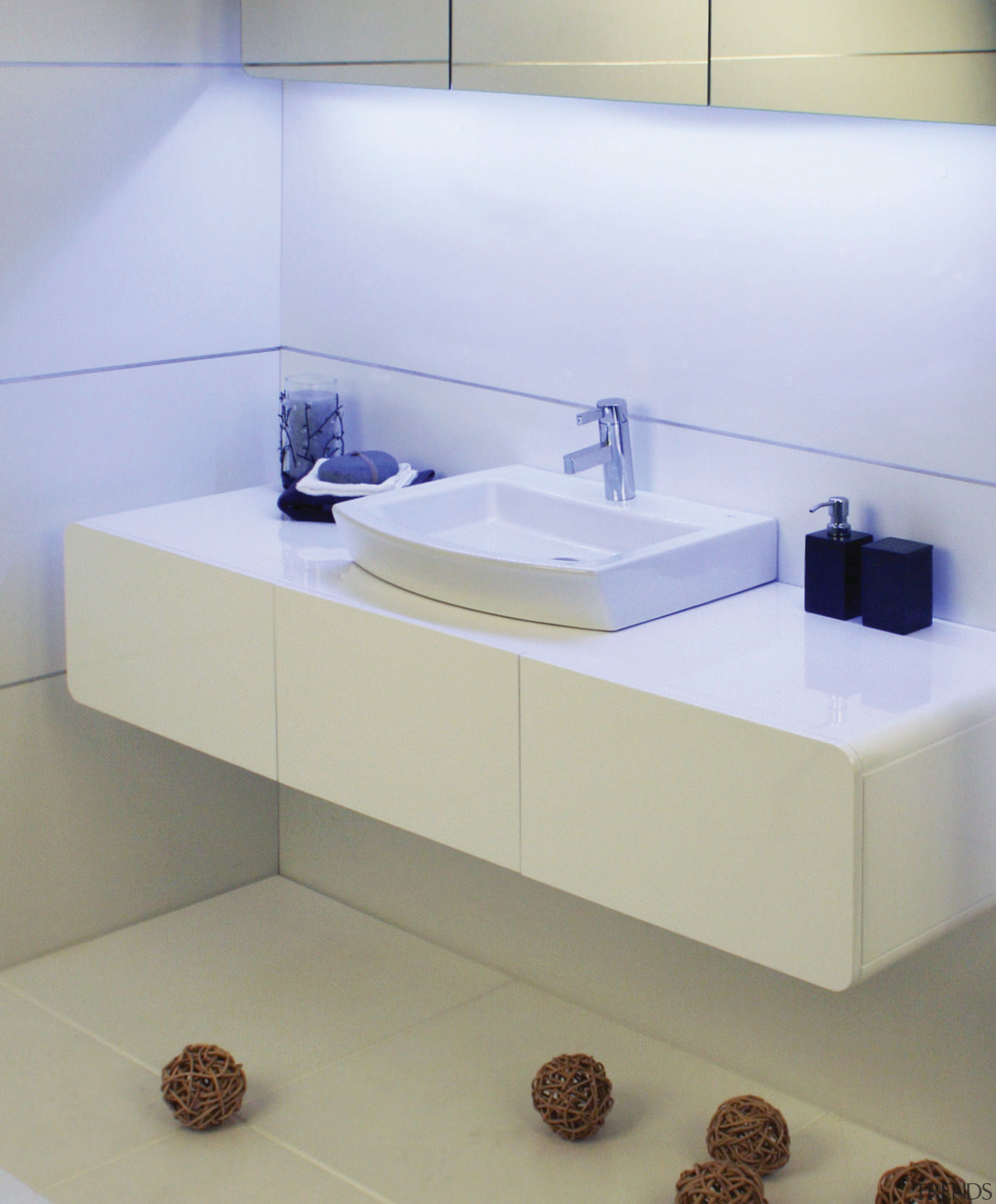 Simplicity, also from ADP, has a soft-square basin bathroom, bathroom accessory, bathroom sink, ceramic, floor, interior design, plumbing fixture, product design, sink, tap, teal, gray