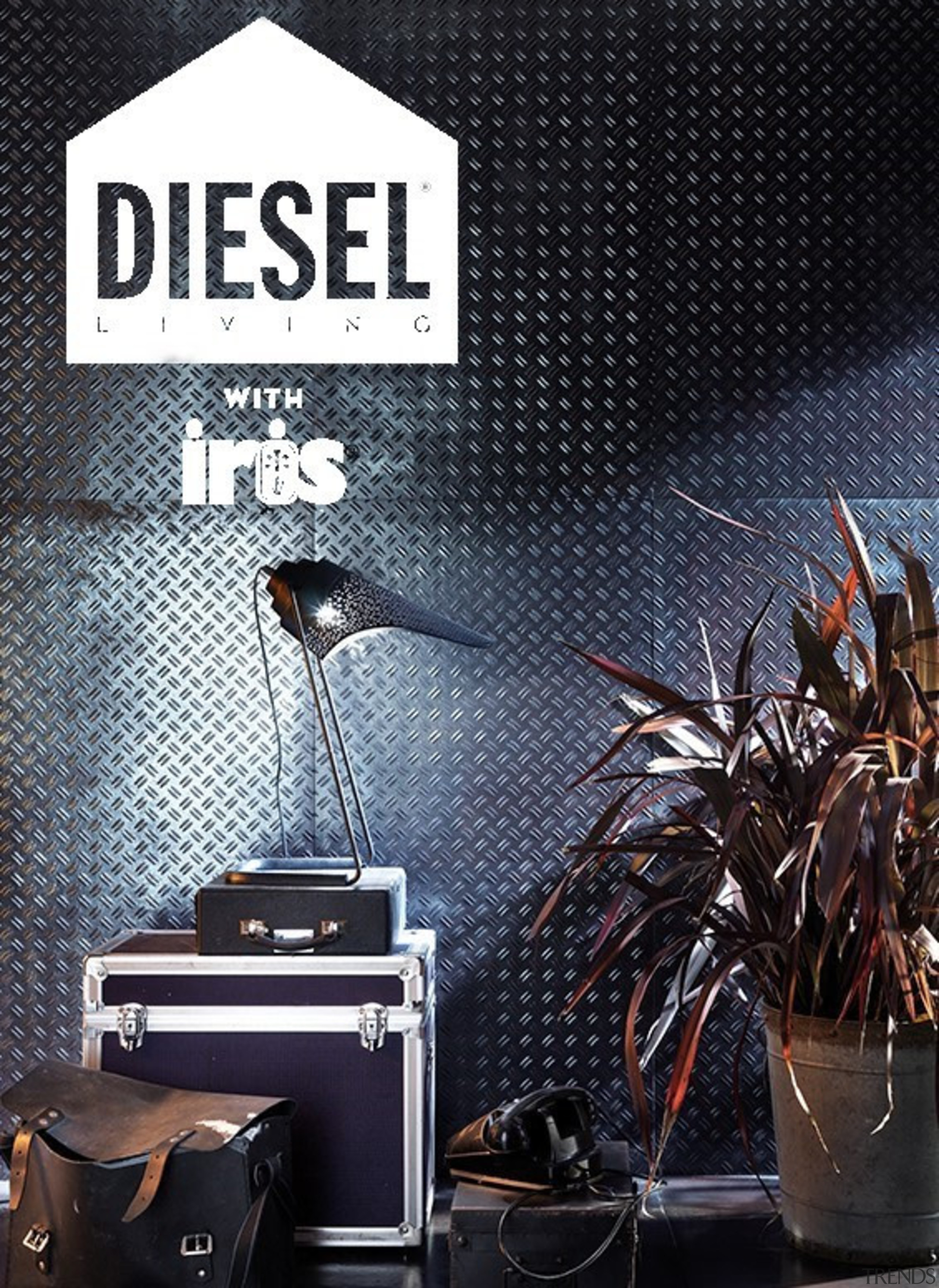 Diesel is no stranger to interior design partnerships, black