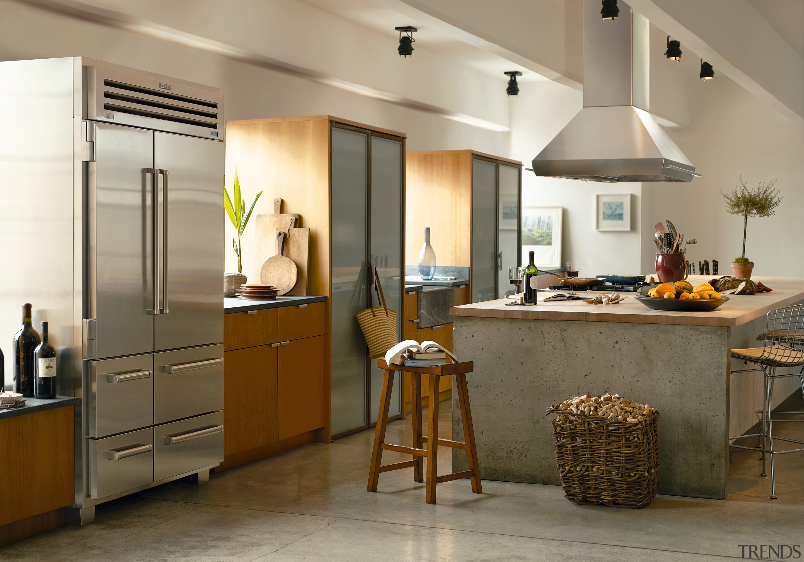 A view of a kitchen by Architects &amp; cabinetry, countertop, cuisine classique, interior design, kitchen, room, brown, orange