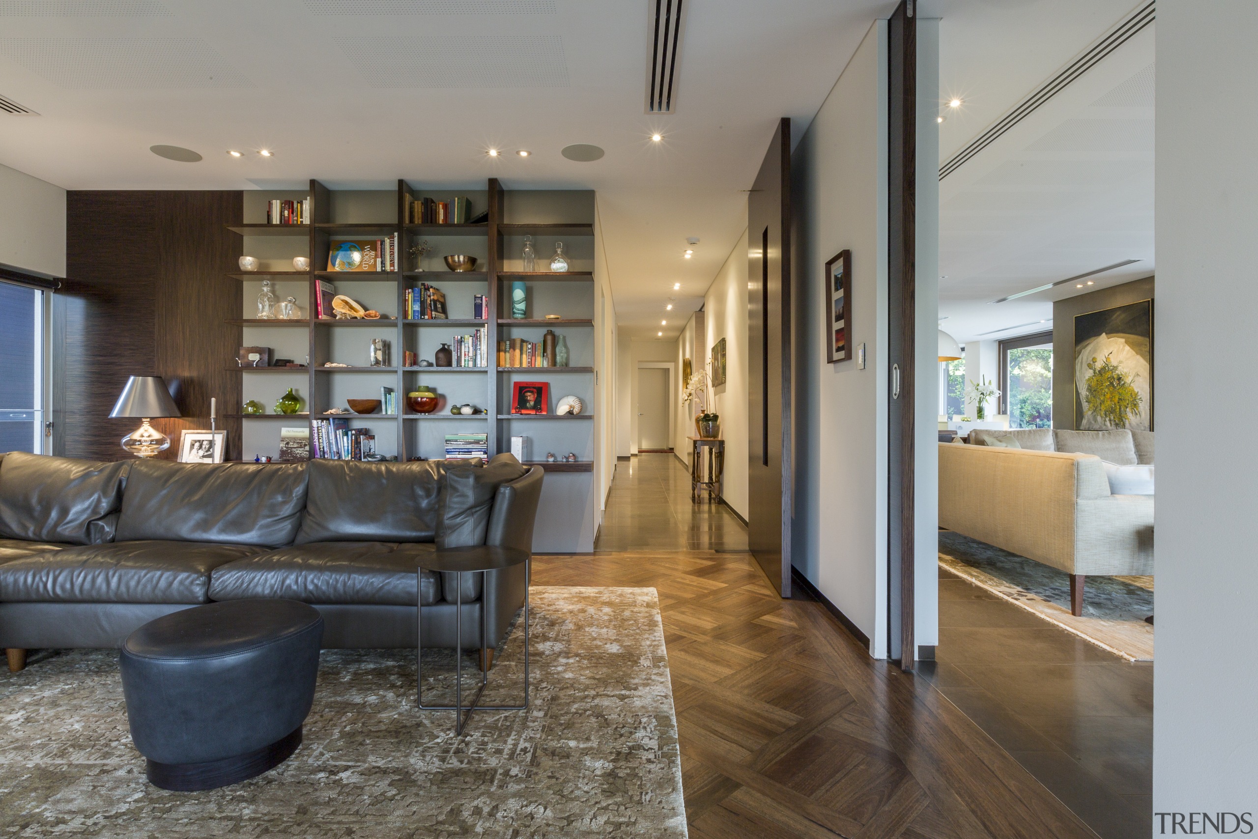 A new family room was added to this interior design, living room, real estate, gray, brown