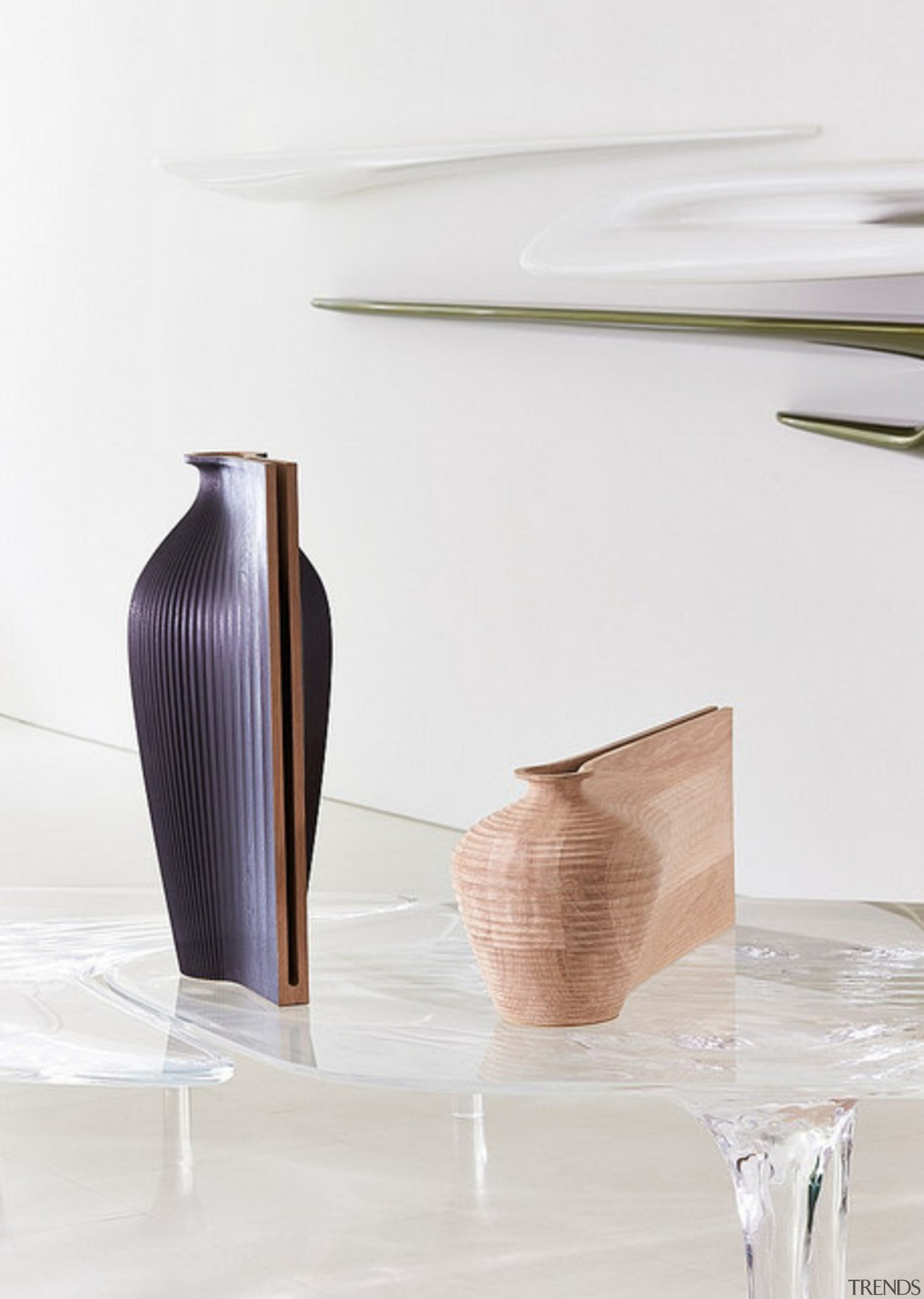 Gareth Neal - London Design Festival 2014 - furniture, product design, table, tap, vase, white
