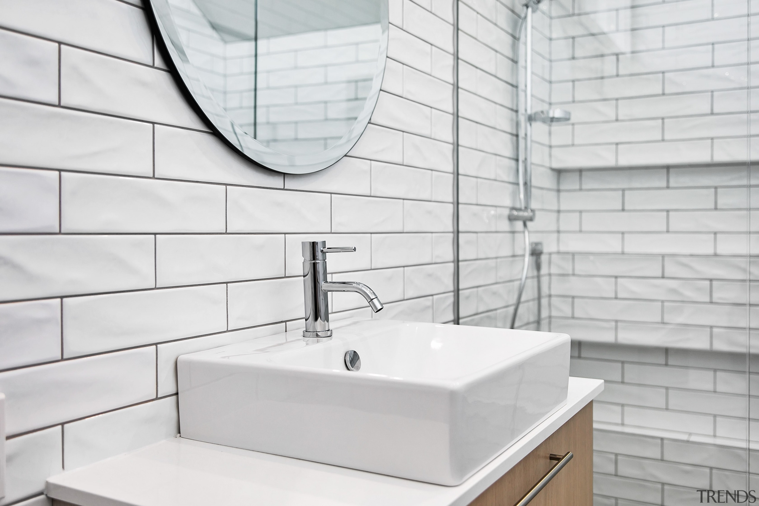 The rectangular benchtop basin was an ideal inclusion, 