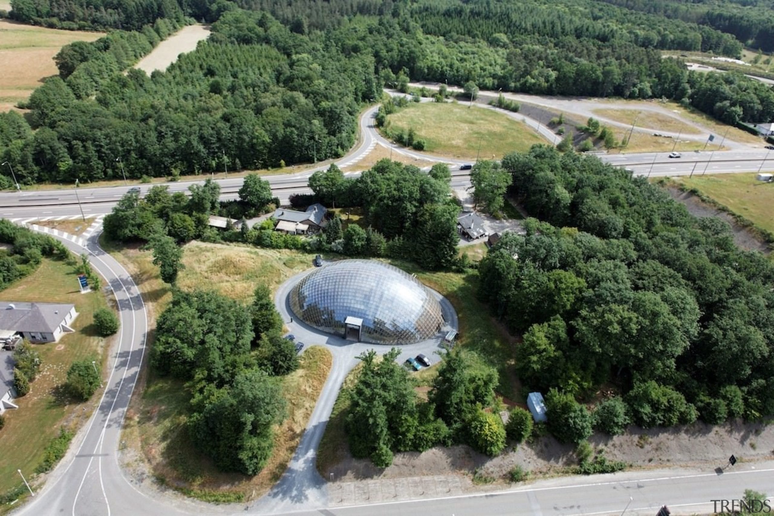 Forestry Branch – Marche-en-Famenne - Forestry Branch – aerial photography, land lot, suburb, tree, green