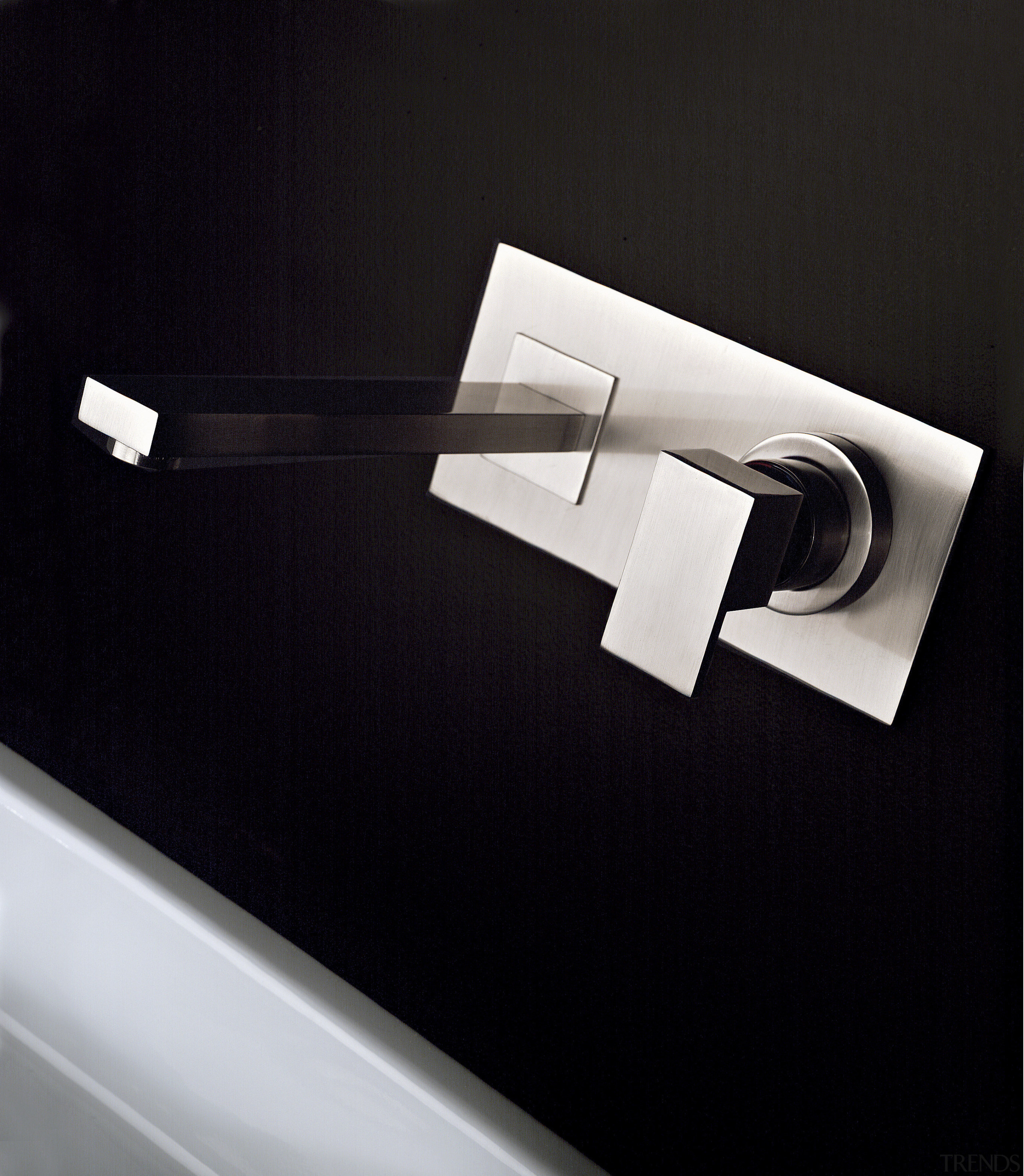 Rettangolo faucet for Gessi by Prospero Rasulo - hardware, plumbing fixture, product design, tap, black