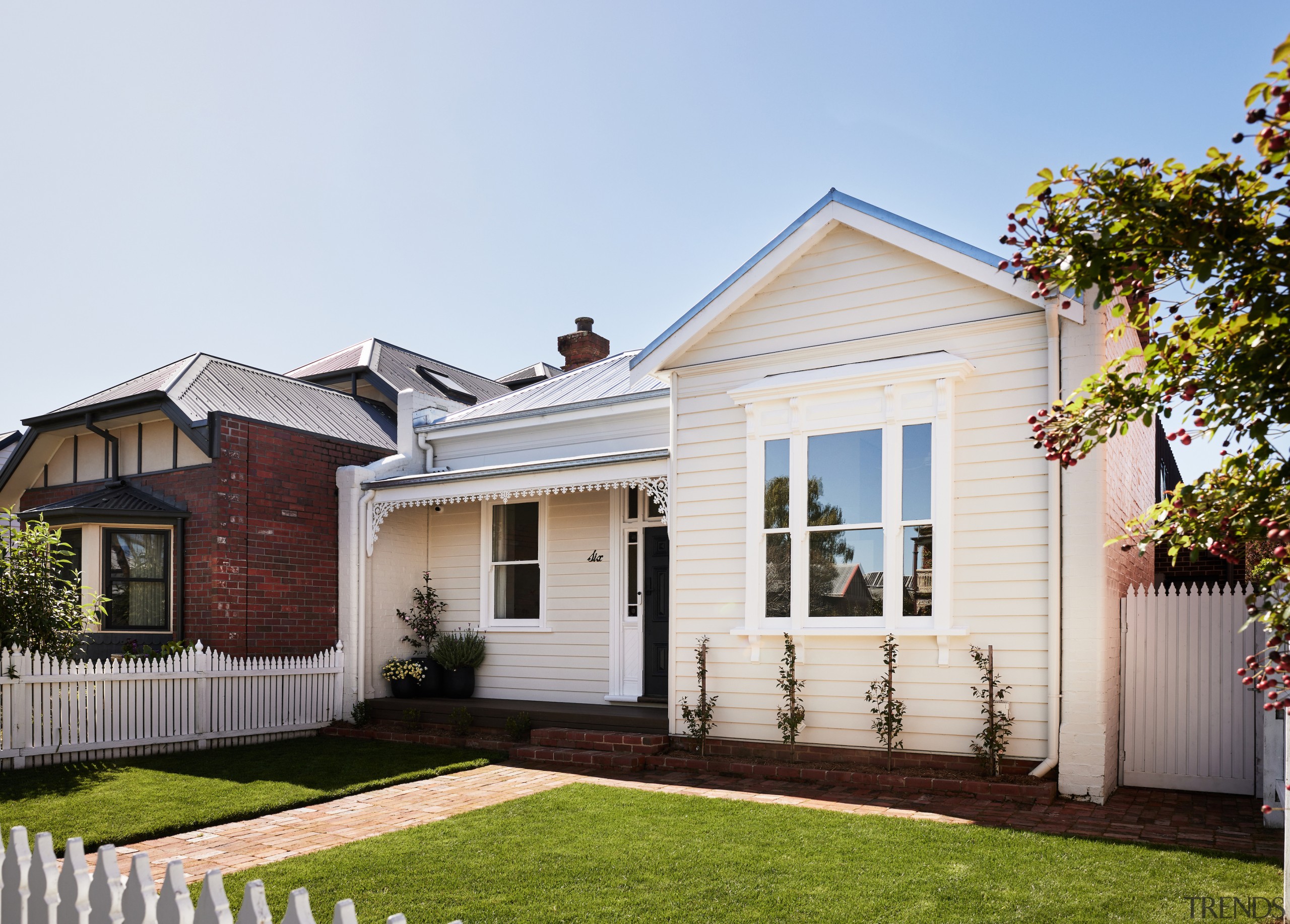 The front façade still possessed a lot of 