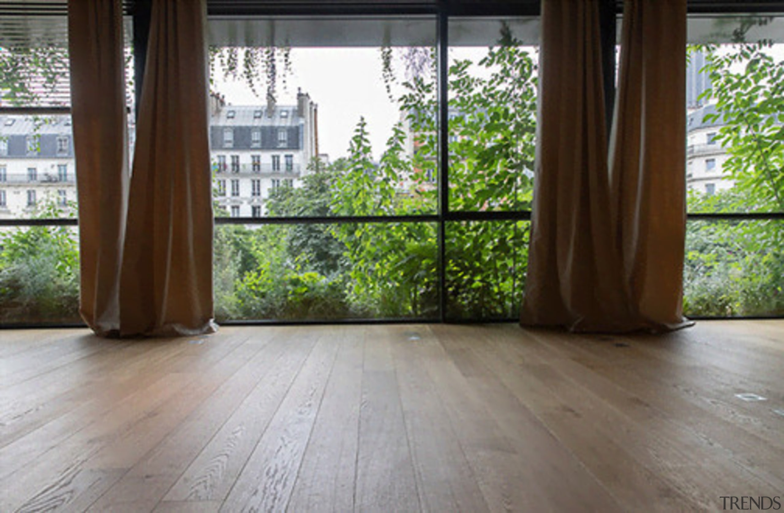 Staying in a hotel, in a forest, in 