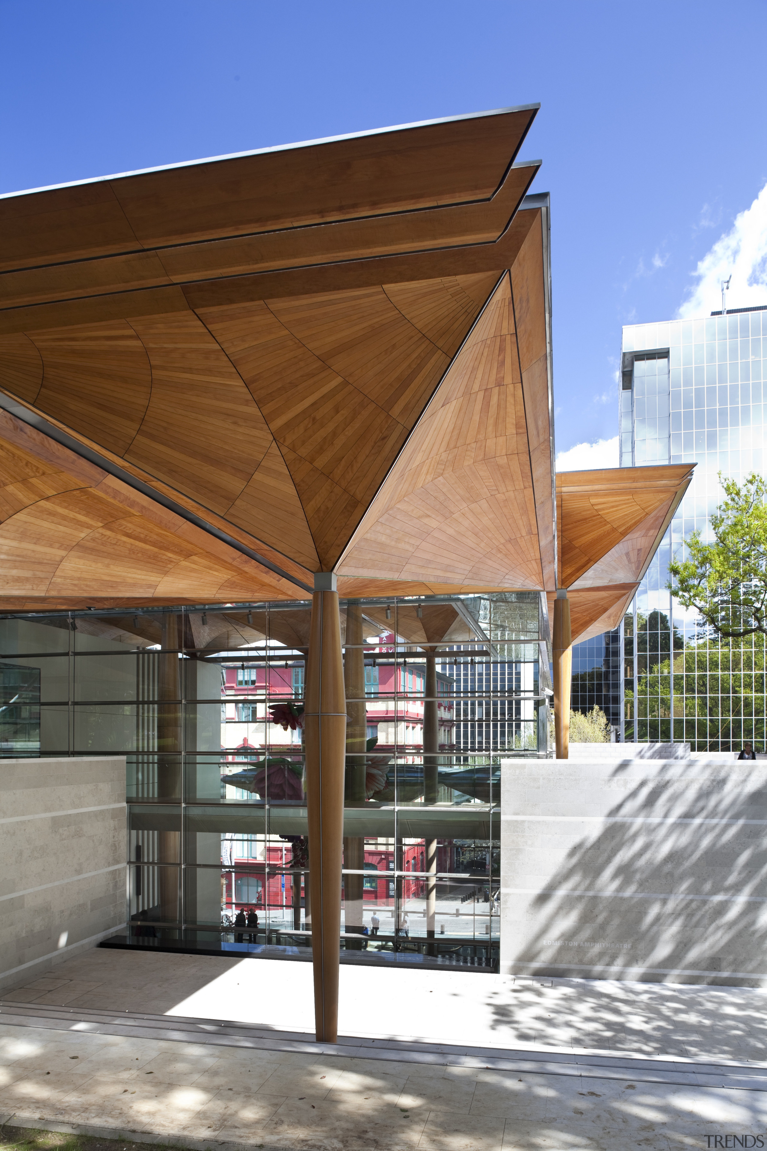 Here is a view of the Auckland Art architecture, building, daylighting, facade, house