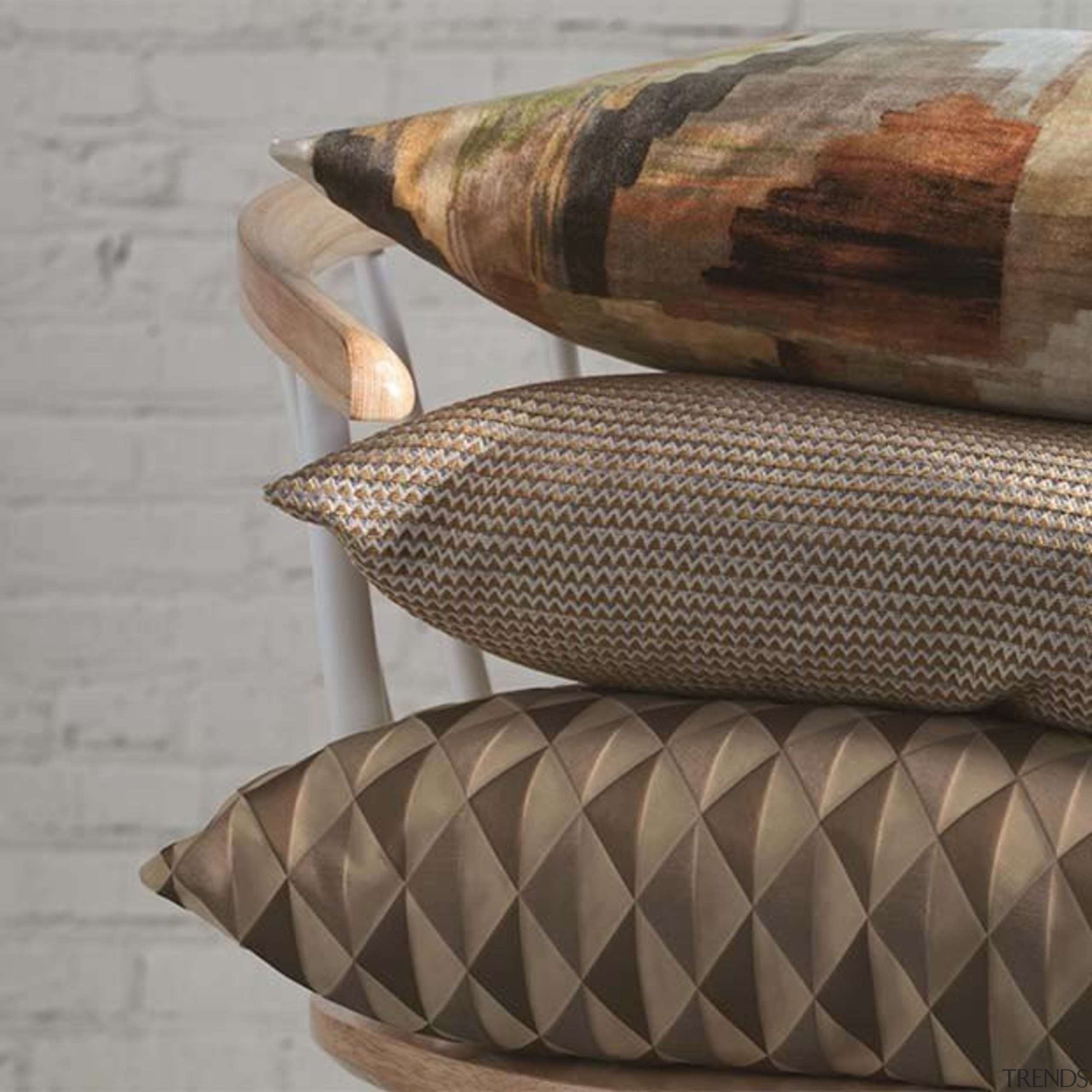 Kaleidoscope 8 - Kaleidoscope 8 - cushion | cushion, furniture, gray, brown