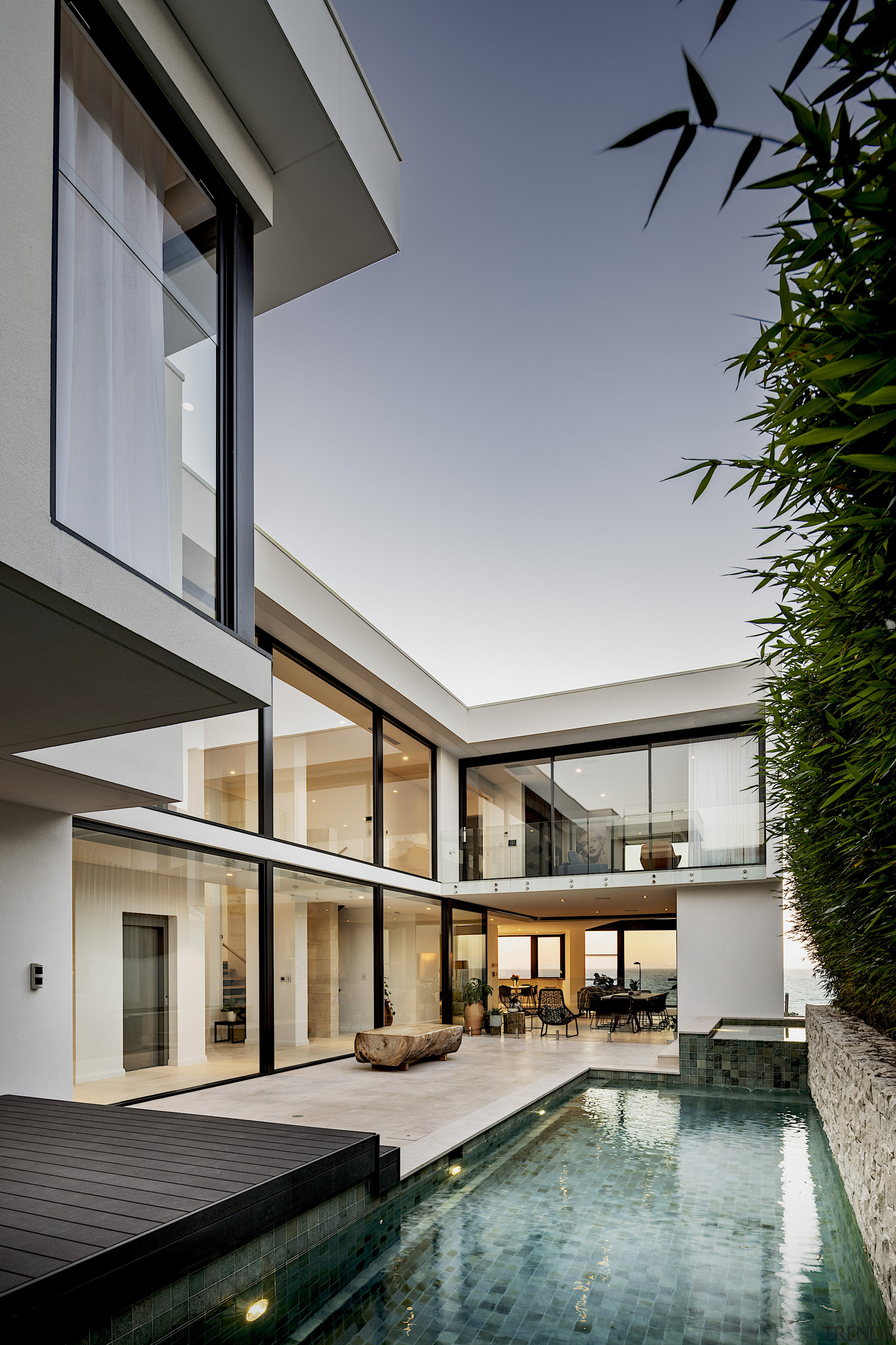 Sea views from everywhere – with the drapes 