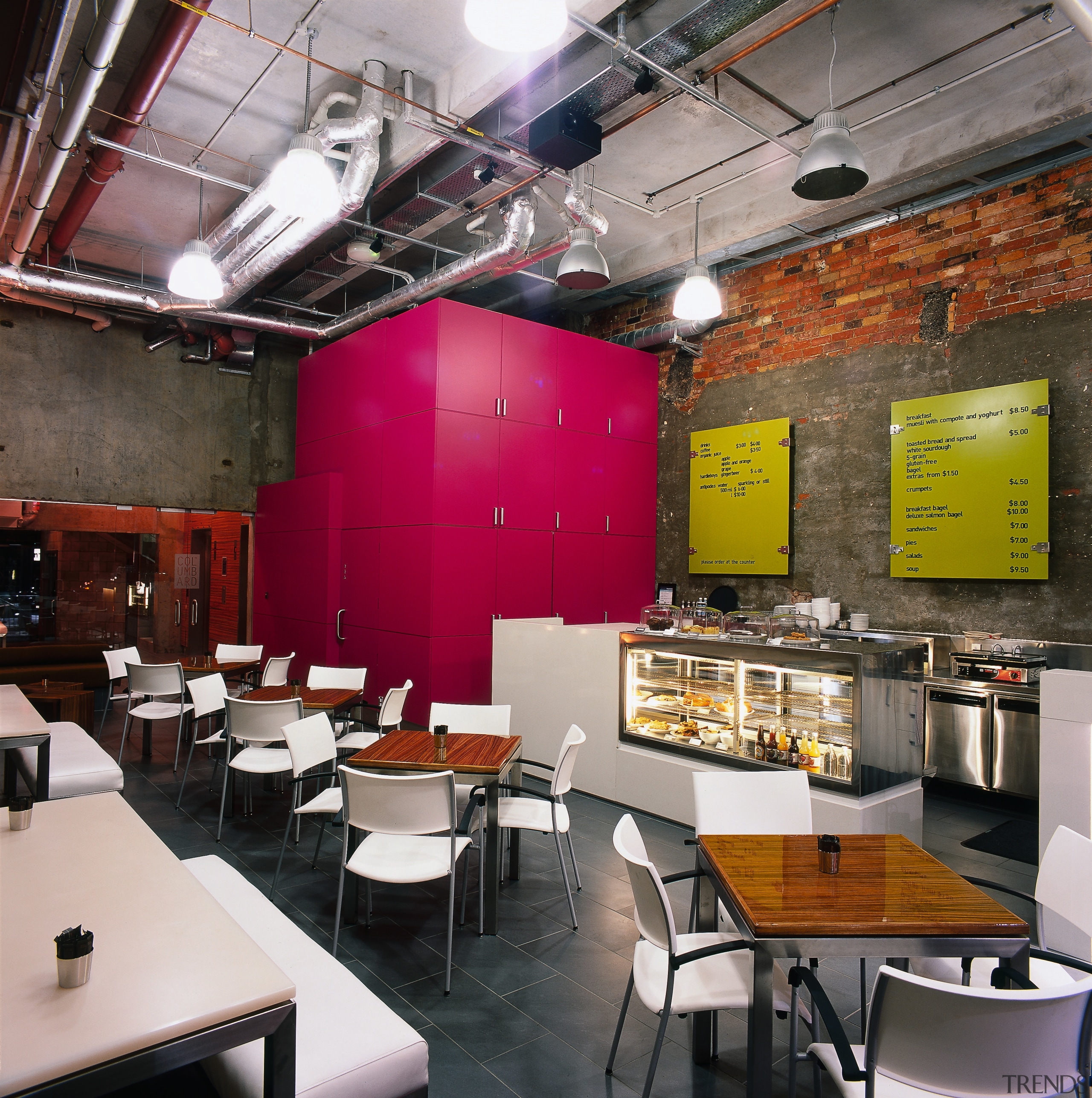 Cafe With Exposed Brick And Concret Gallery 6 Trends