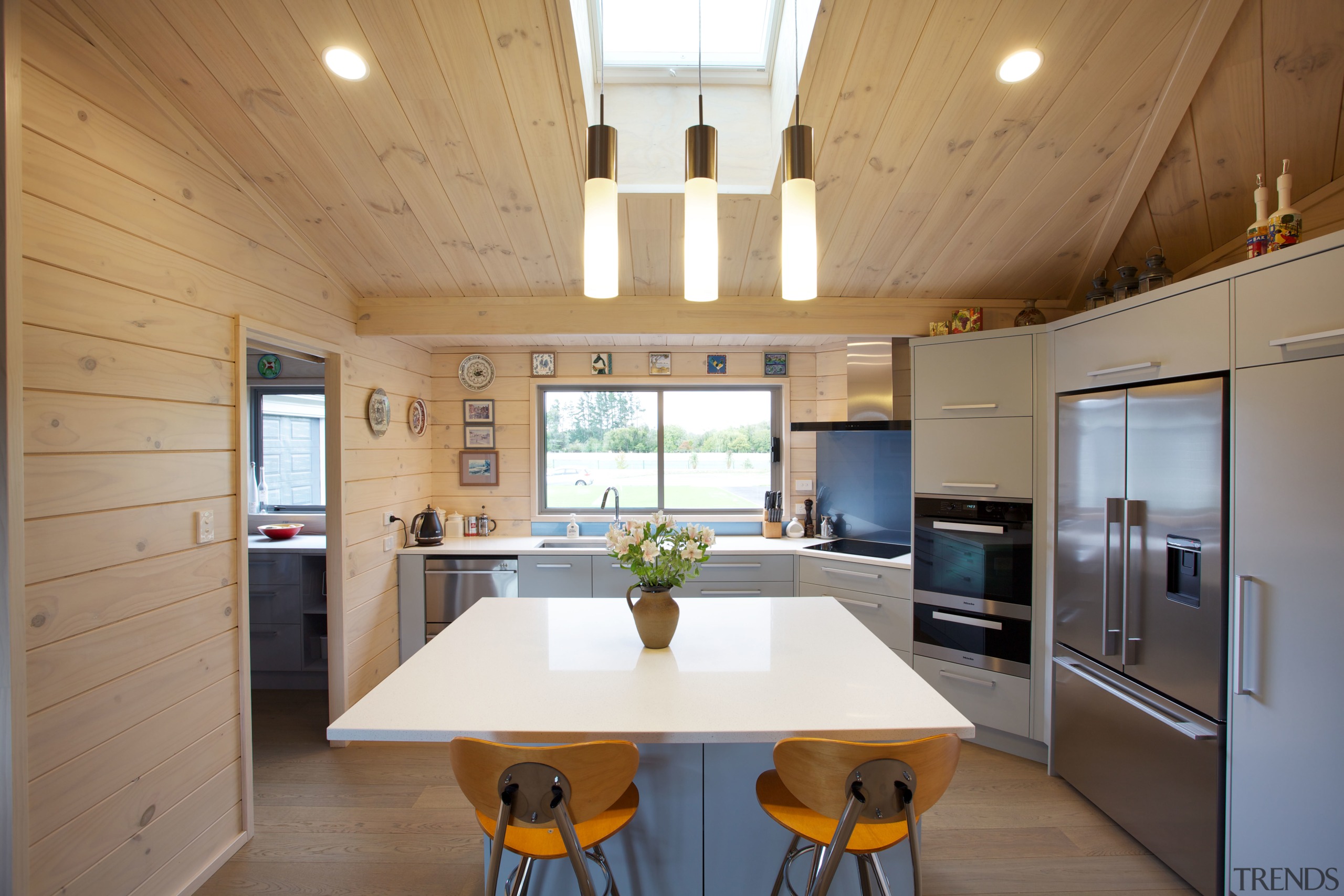 The owners of this new Lockwood home, Peter architecture, ceiling, countertop, cuisine classique, daylighting, house, interior design, kitchen, real estate, room, brown