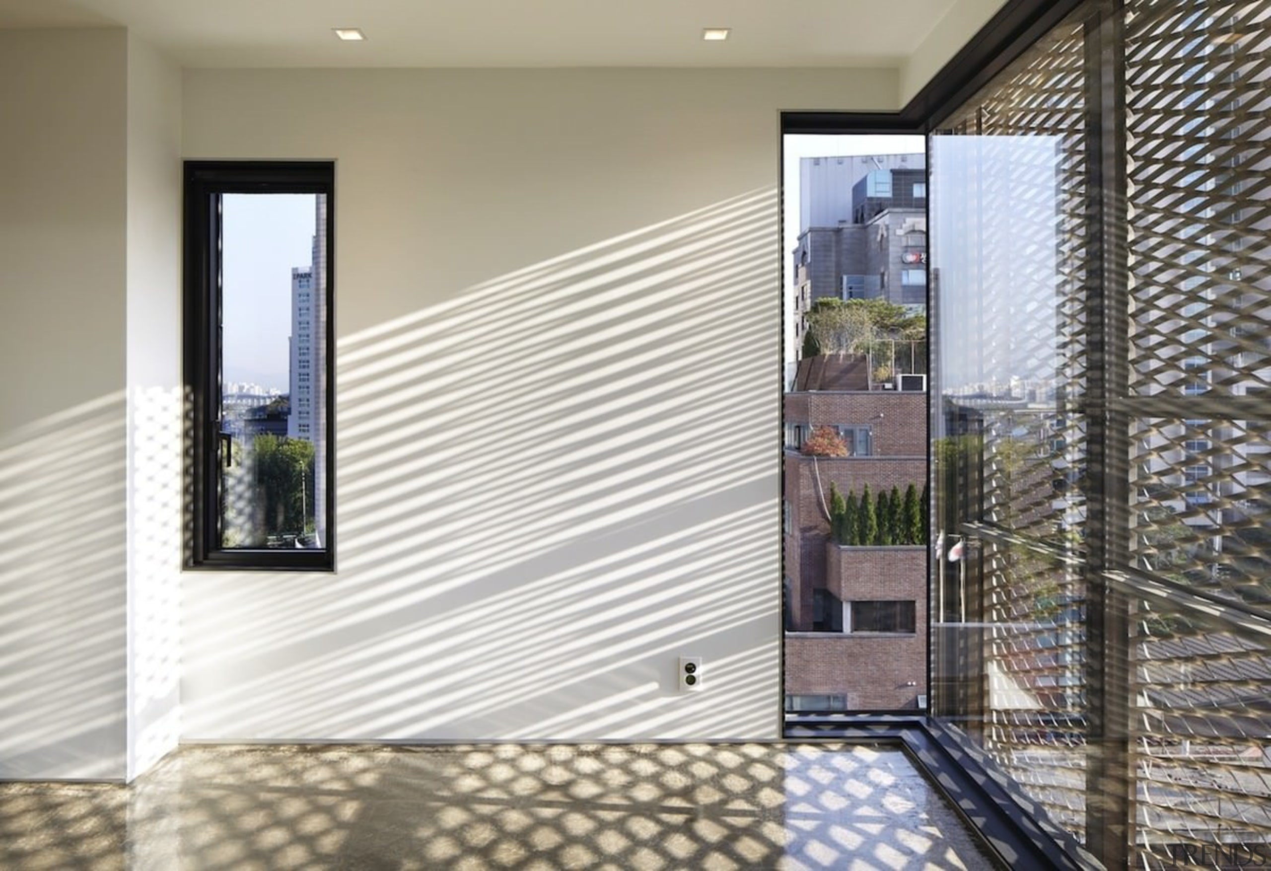 The 925 Building - The 925 Building - architecture, daylighting, door, facade, home, house, interior design, real estate, siding, wall, window, window covering, window treatment, gray