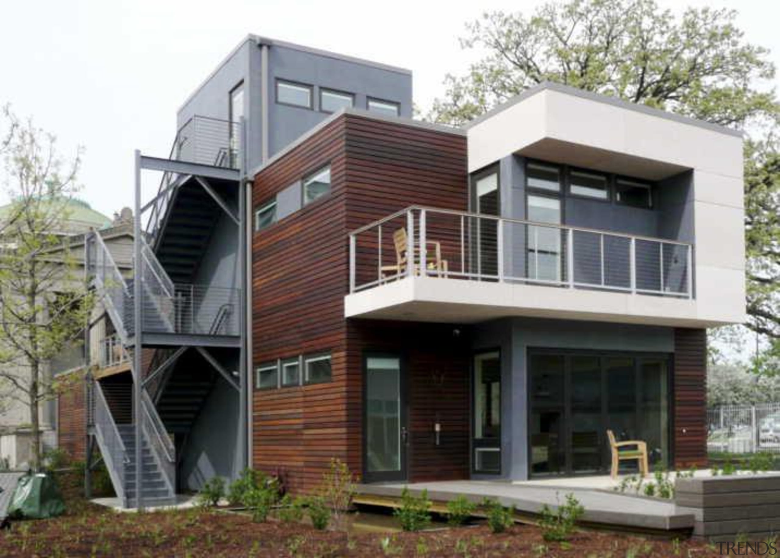 This home looks the part in a winter architecture, building, elevation, facade, home, house, property, real estate, residential area, siding, white, gray