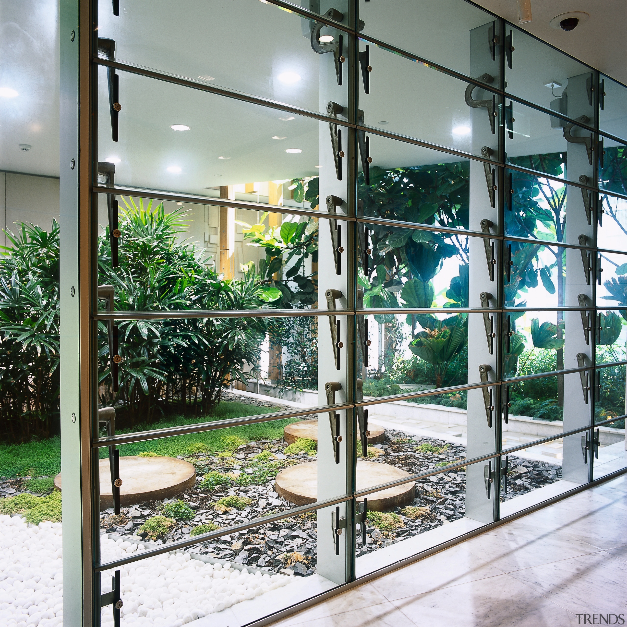 view of the xt operable glass louvres - glass, iron, window, gray