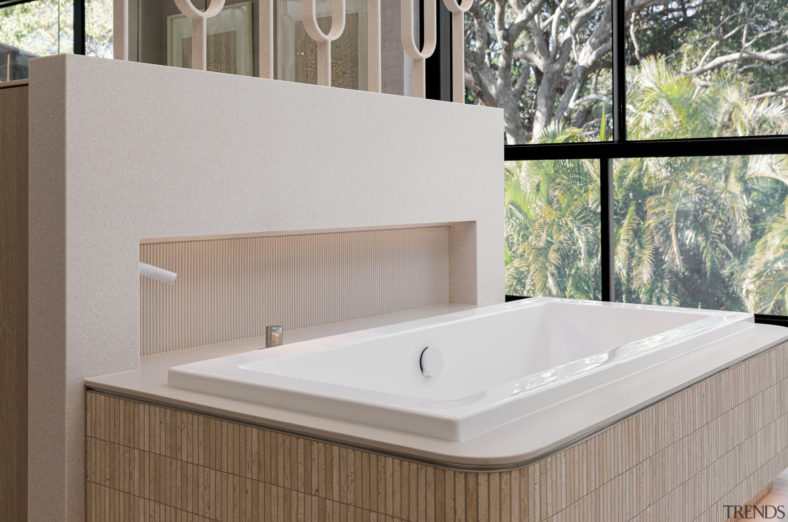 Seamless connection – the Corian sink is integrated 