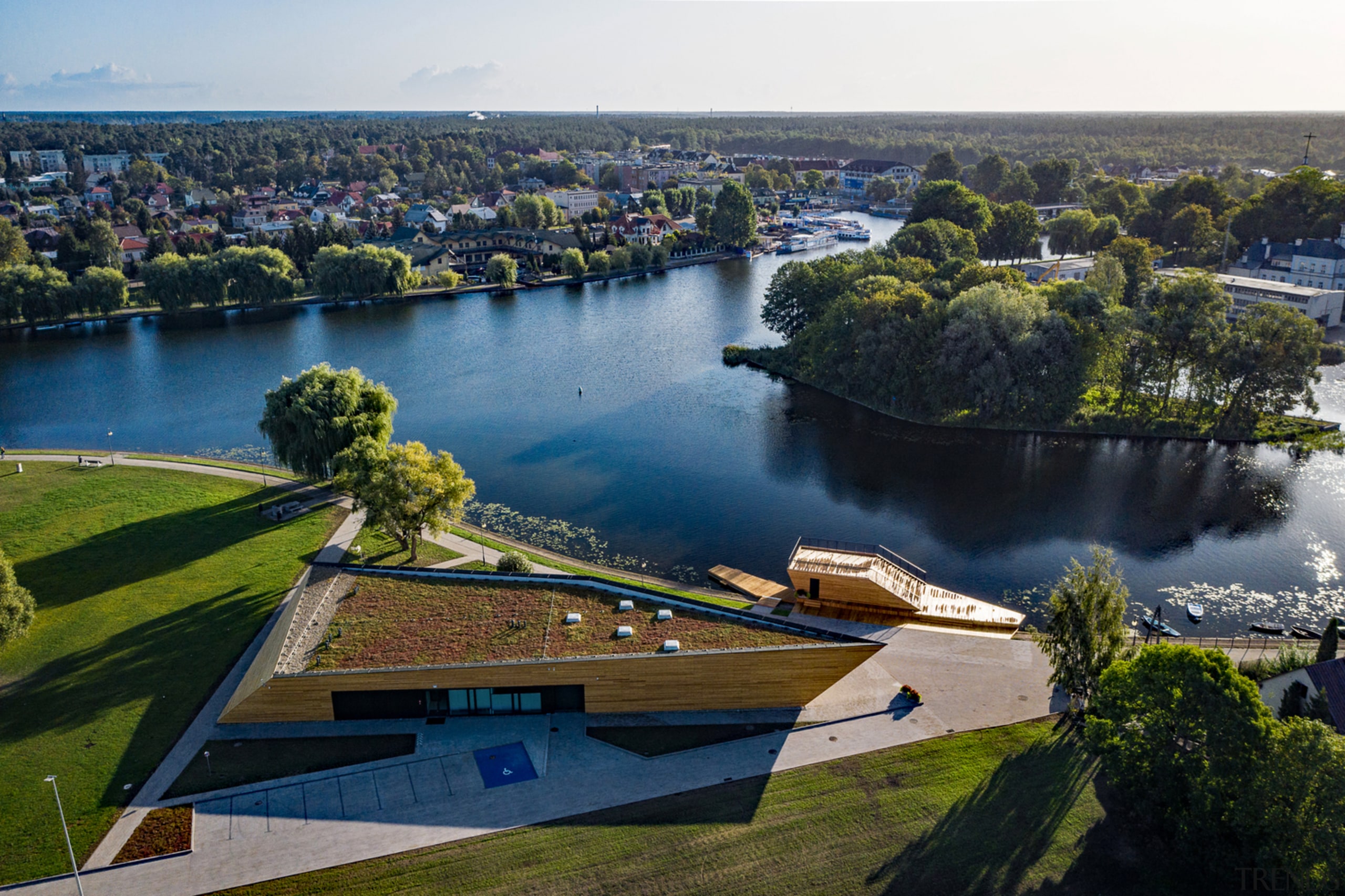 The Water Sports Center includes two facilities: a black