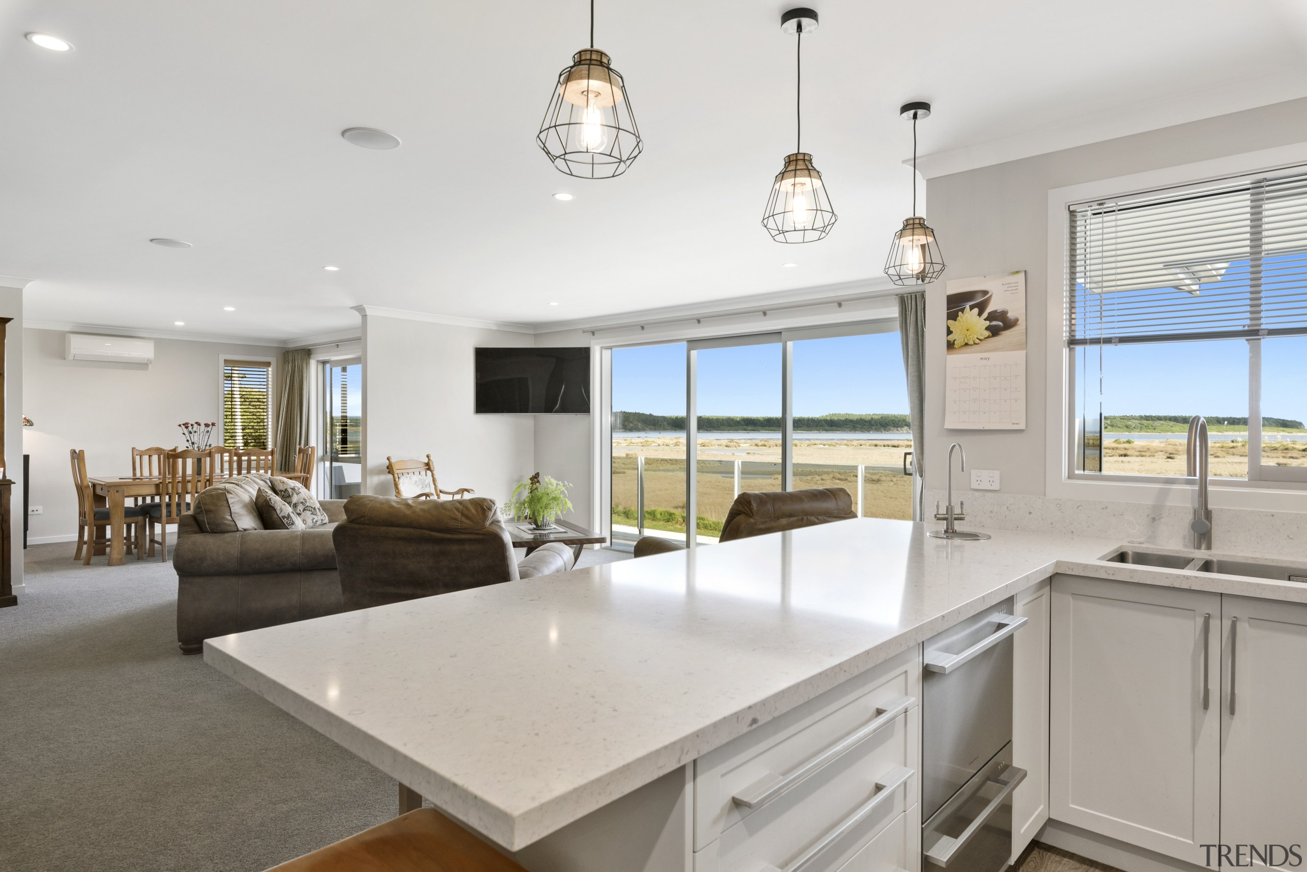 ​​​​​​​Silestone countertops feature in this light-filled kitchen – countertop, silestone, home, interior design, kitchen, white kitchen, Fowler Homes,  new home builder