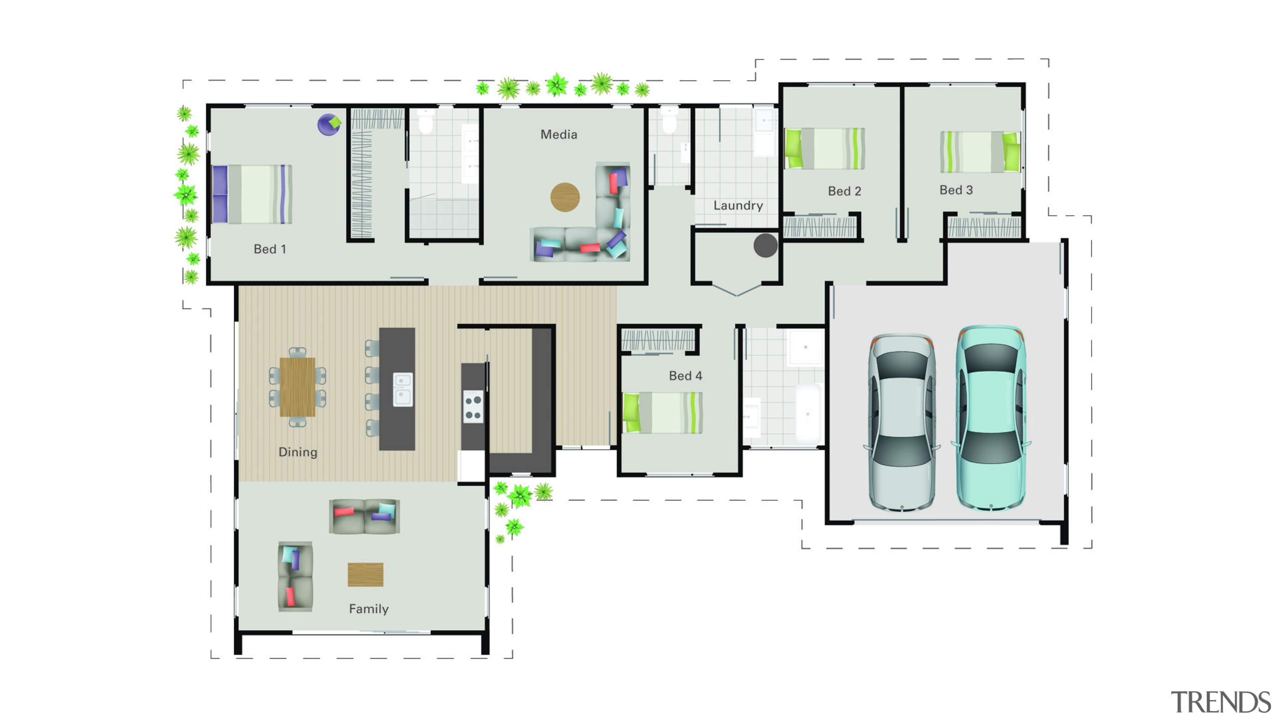 86 Berryfield Drive – the plan shows the 