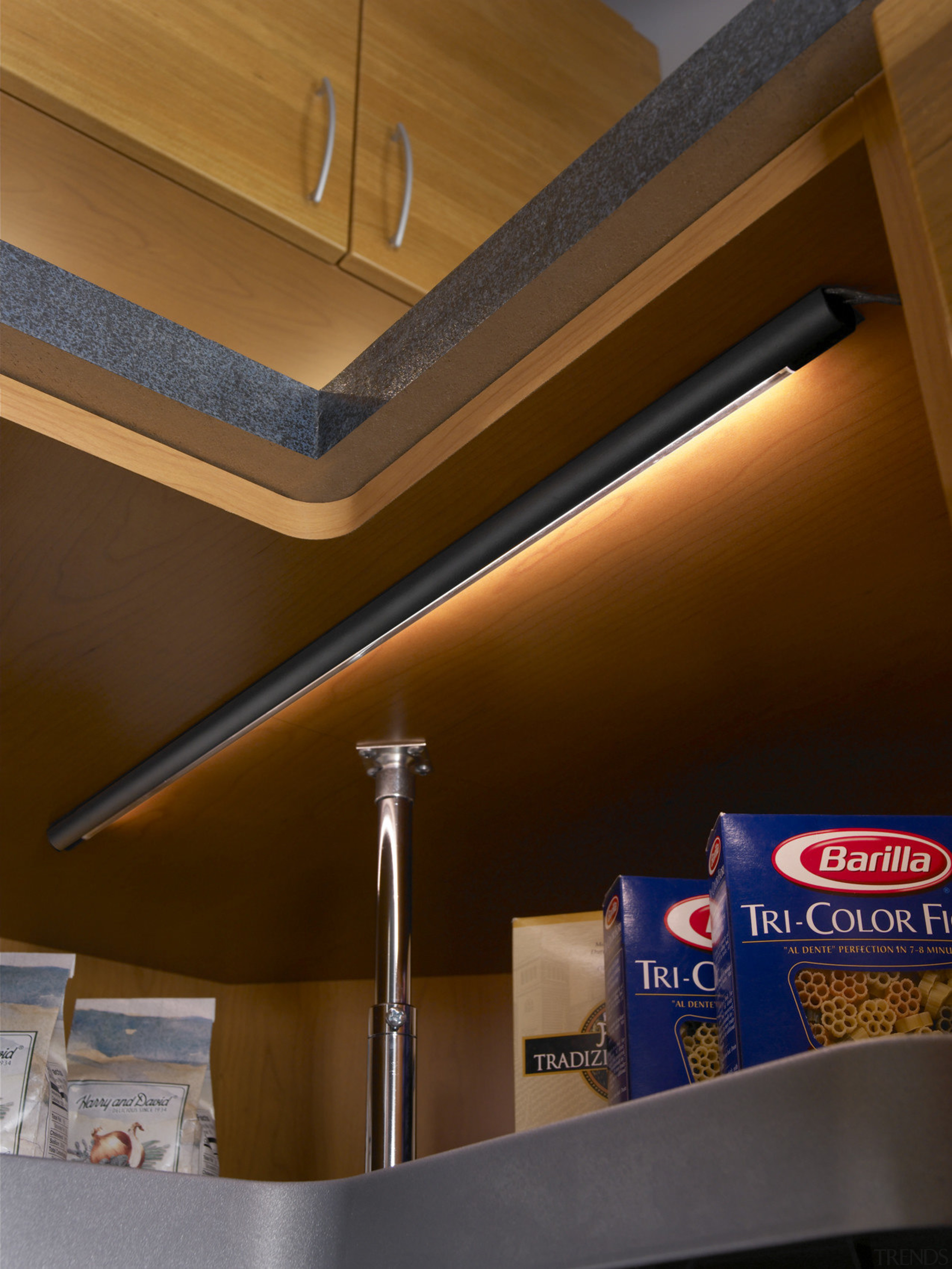 Rev-a-shelf storage system. Storage options. - Rev-a-shelf storage ceiling, daylighting, interior design, light, light fixture, lighting, under cabinet lighting, wall, wood, brown