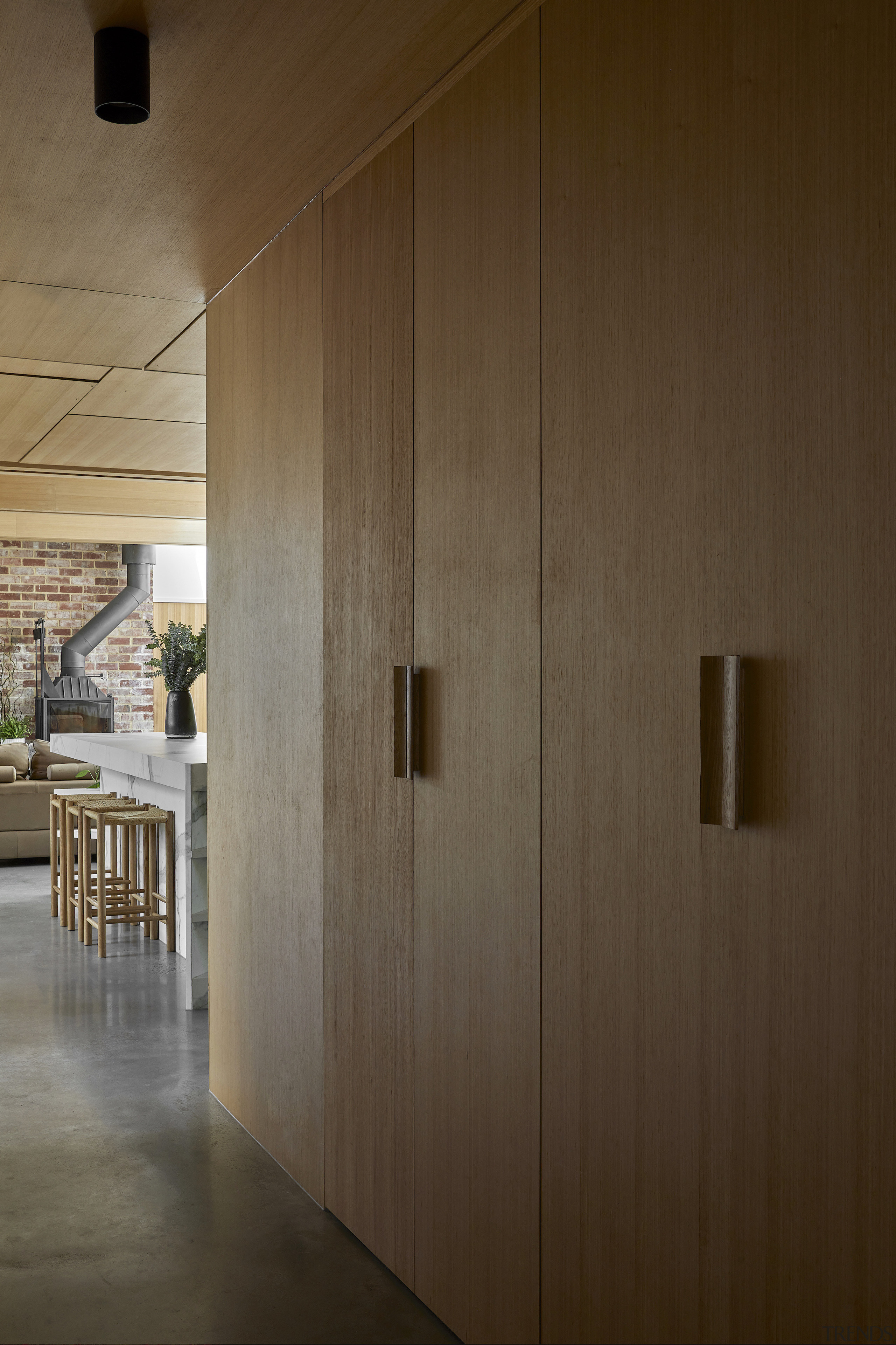 A wall of storage. - Space and delight 