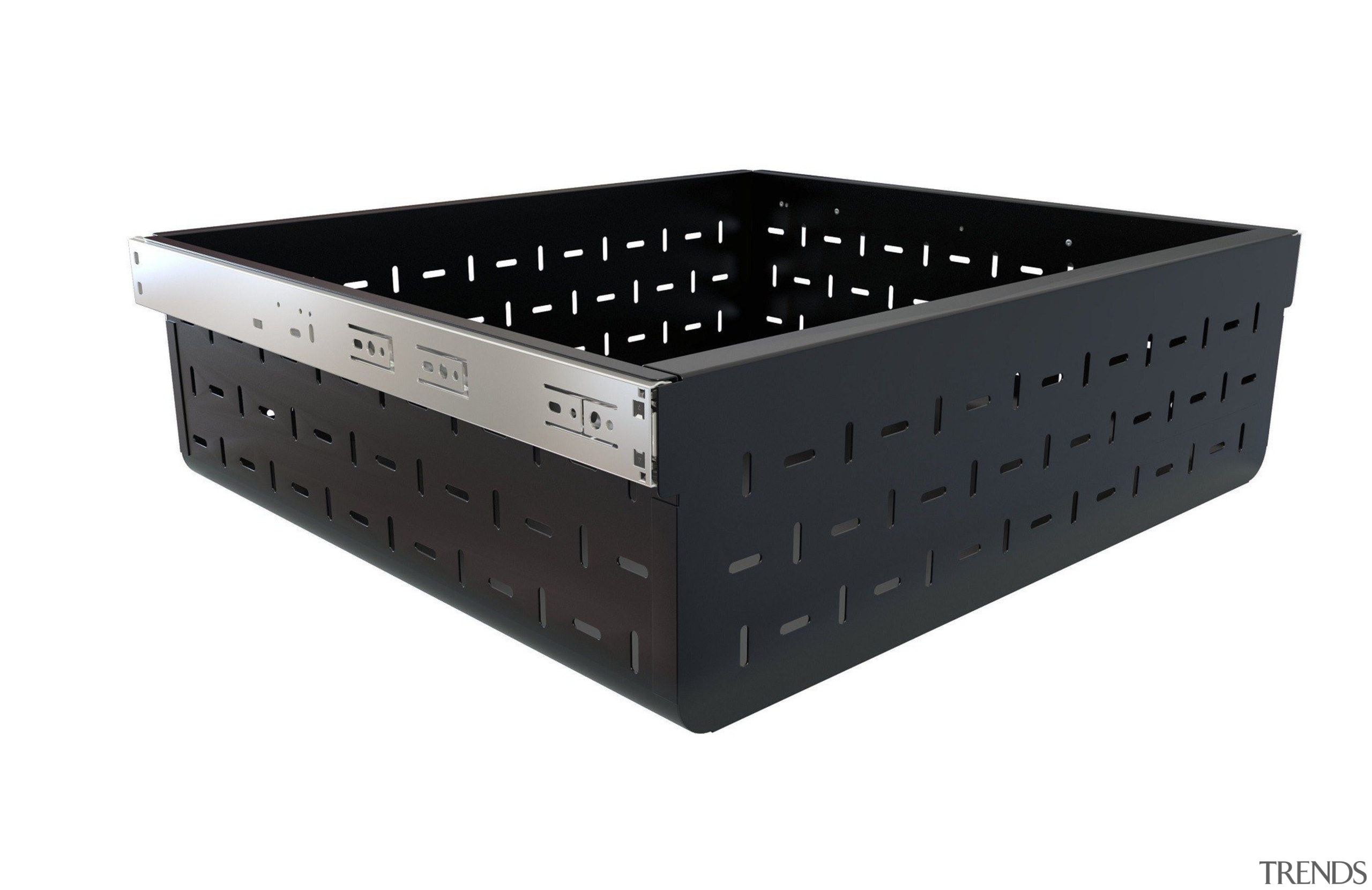 Tanova Ventilated Drawer in Custom Colour Black - plastic, product, product design, white, black