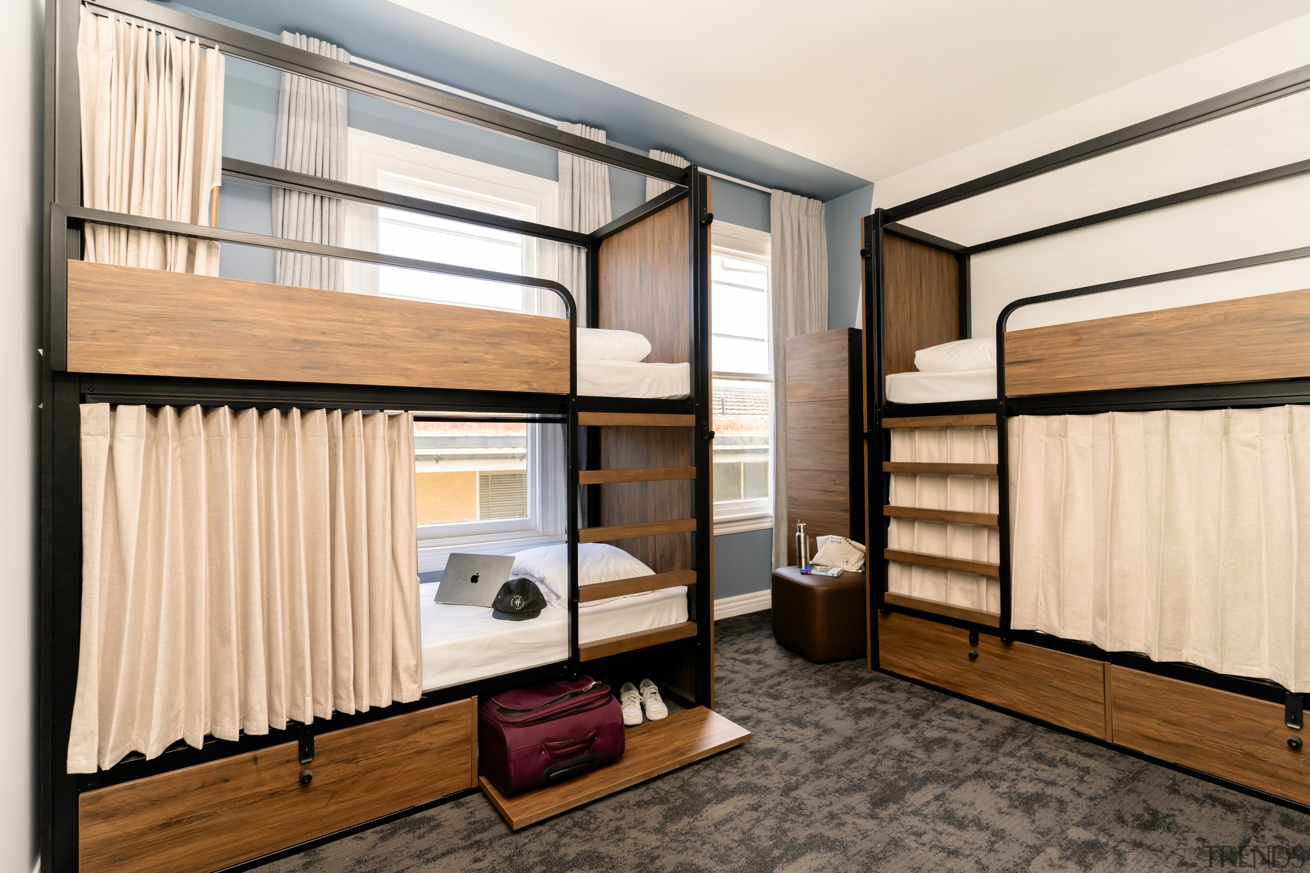 Another shared room design. - Design driven hostels 