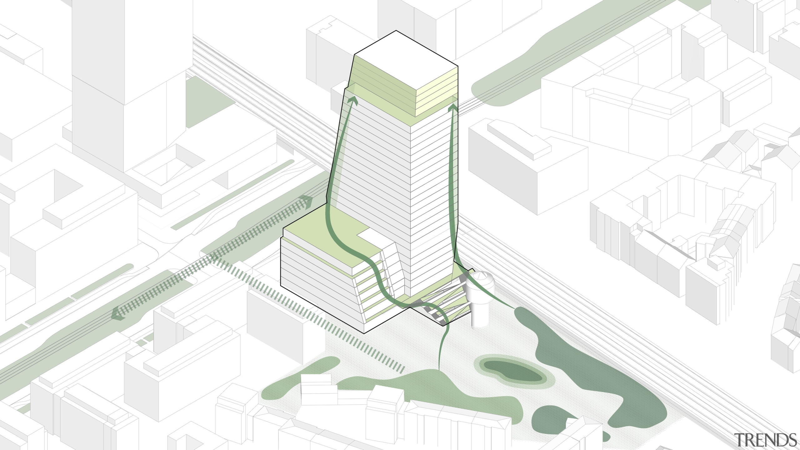 A green emphasis runs through it – both 