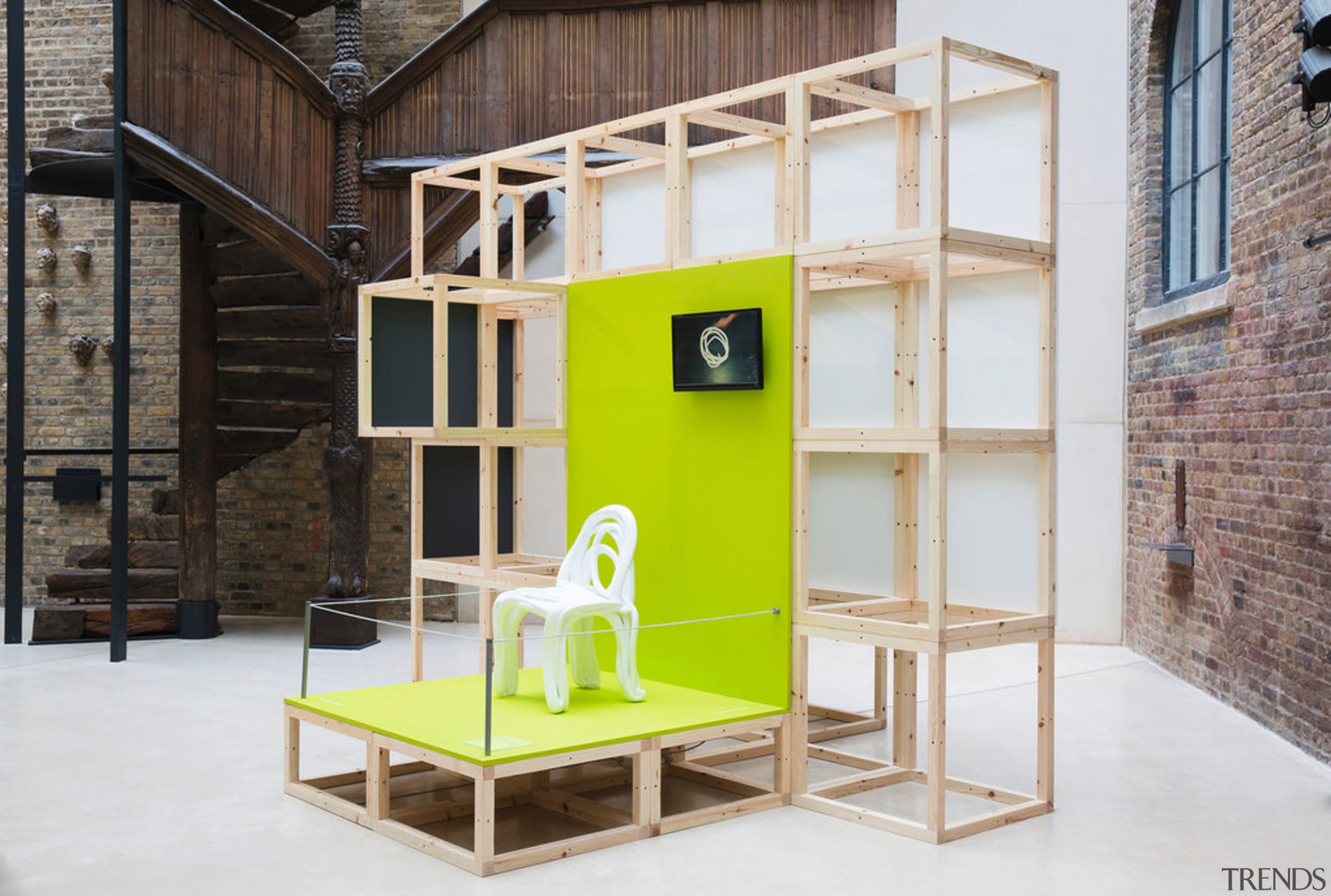 Our favourites from London Design Festival 2014 - furniture, product, product design, shelf, shelving, table, gray, white