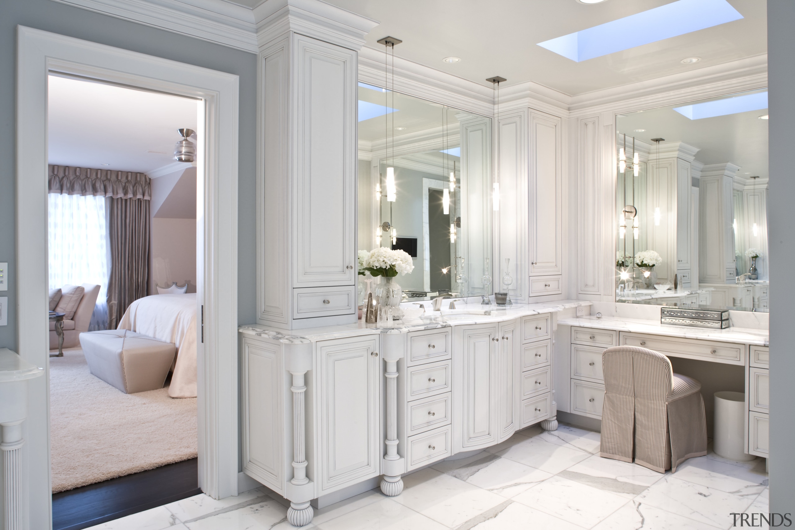 Image of the bathroom which have been designed bathroom, estate, floor, home, interior design, room, window, white, gray