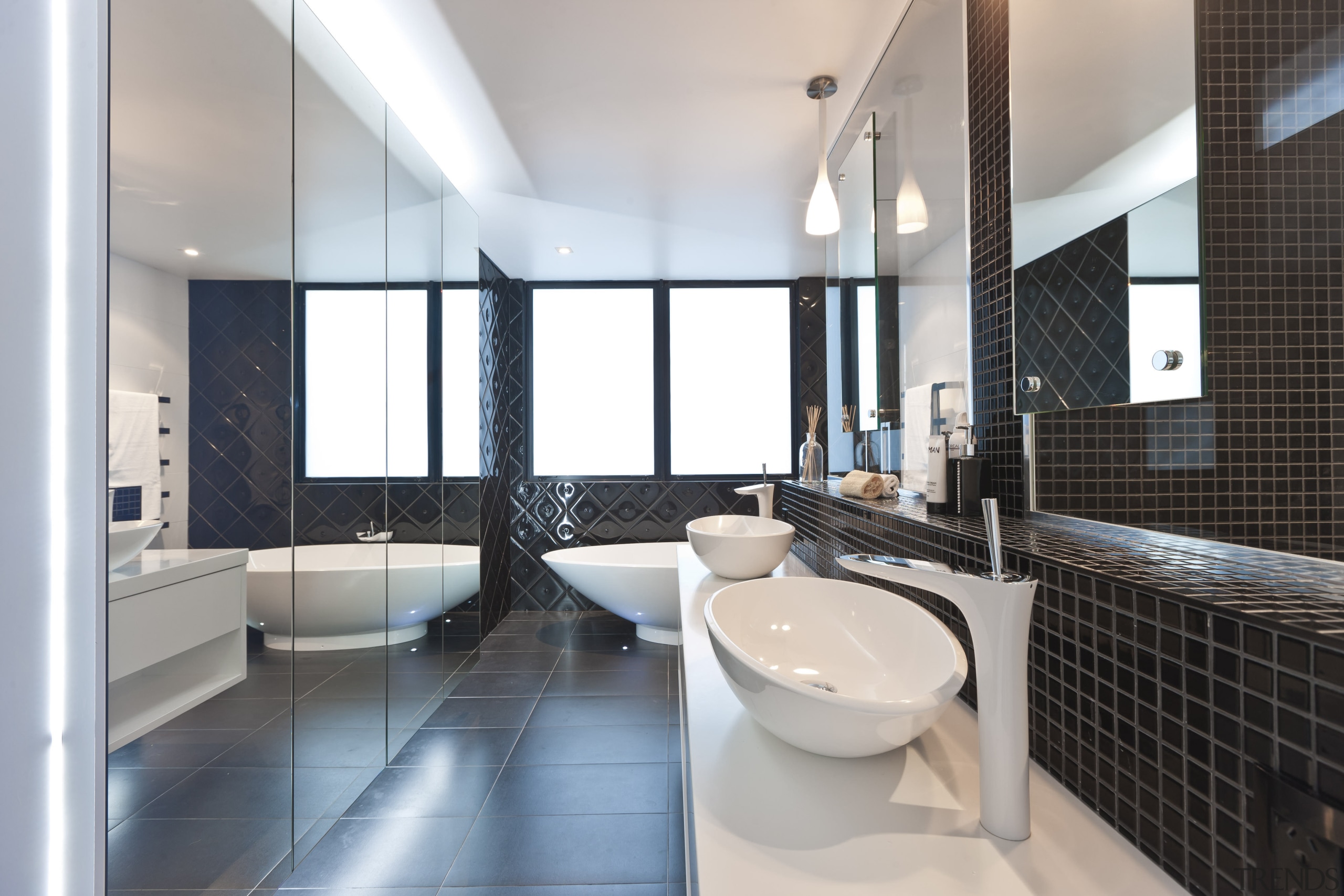 Bathrooms by Celia Visser Design. - Bathrooms by architecture, bathroom, estate, floor, interior design, property, real estate, room, white, black