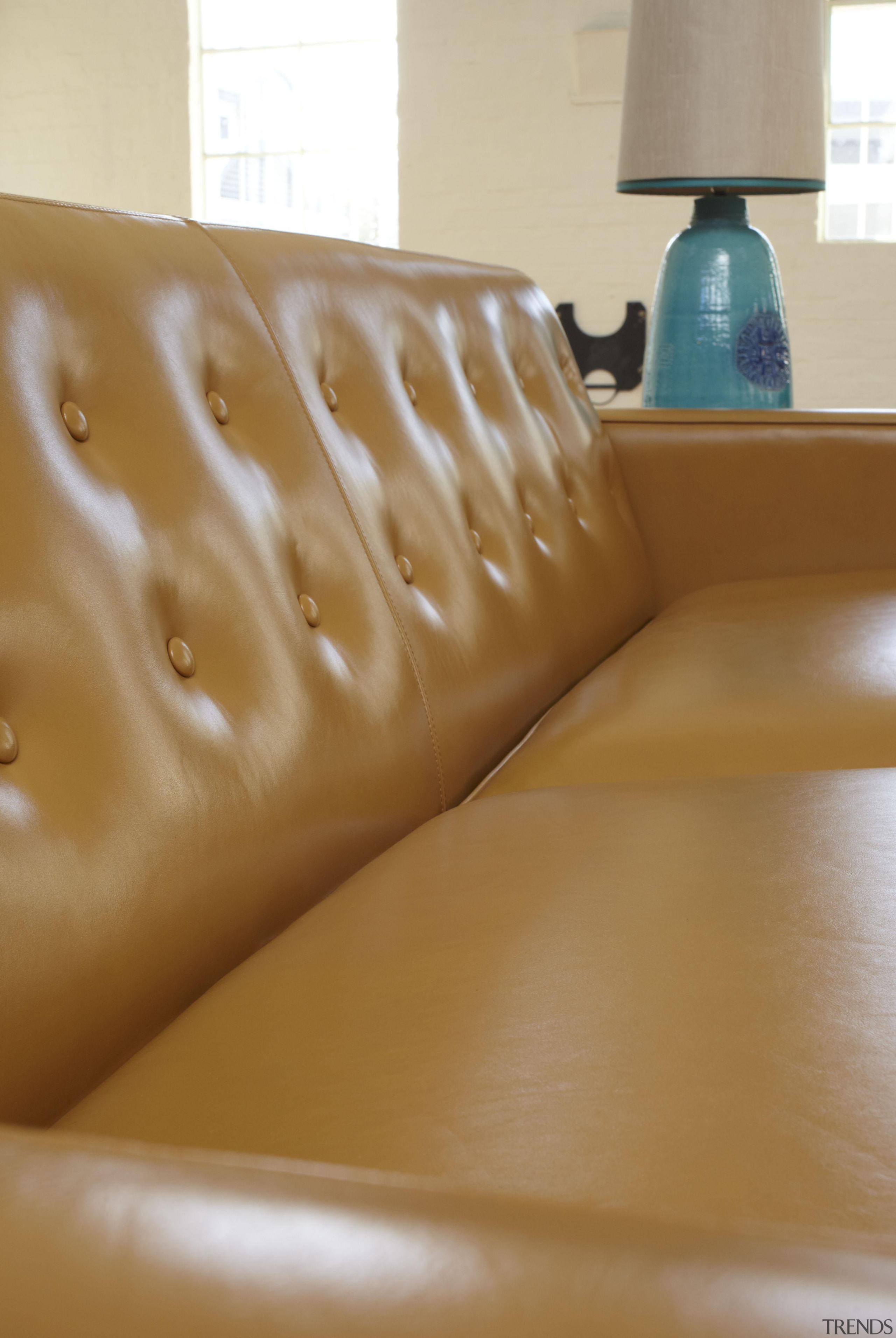 Thomas Maxwell Artisan Leather - couch | floor couch, floor, furniture, product design, brown, gray