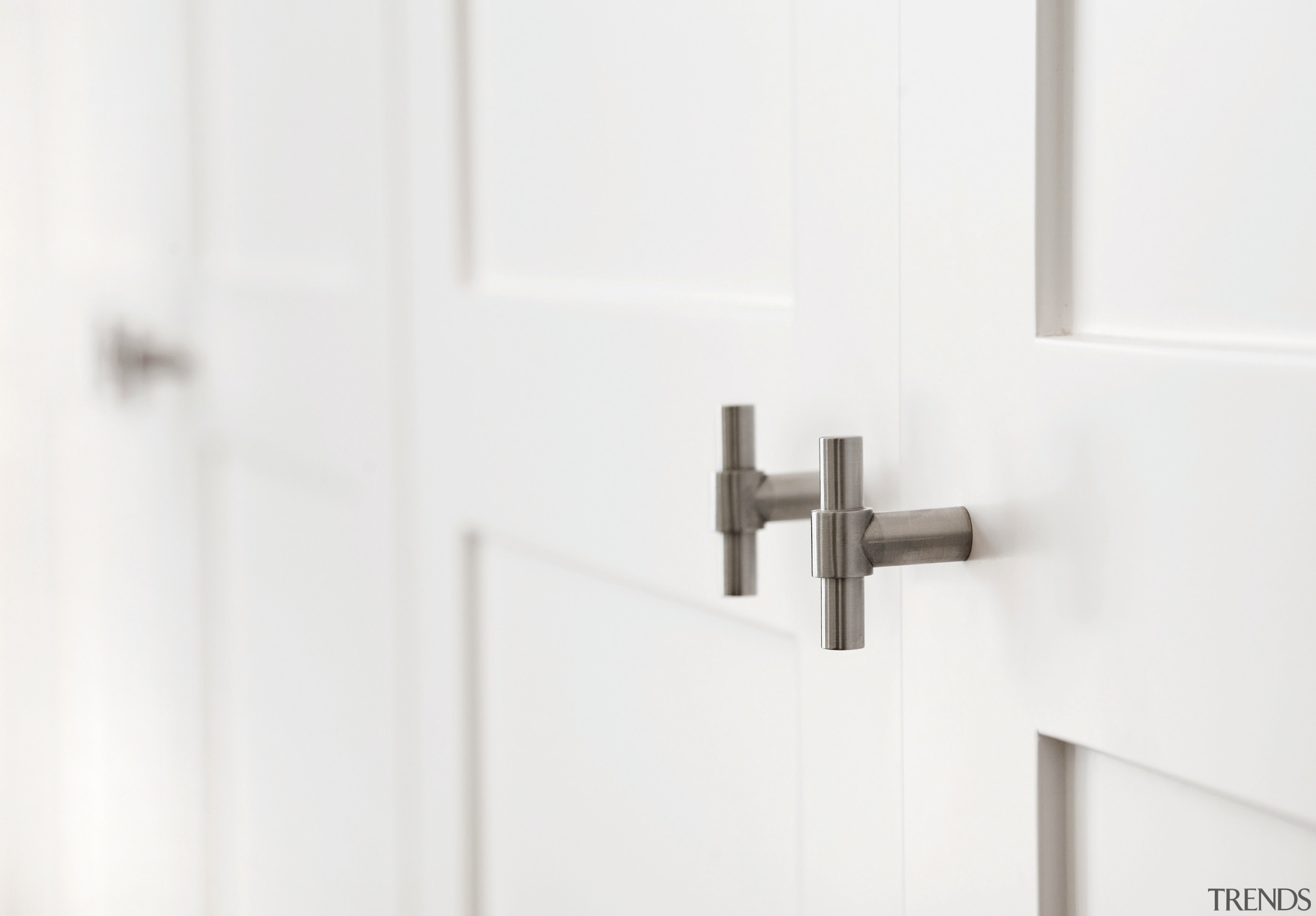 PB14 - Solid Cabinet Knob. Available in Satin hinge, lock, product design, tap, white